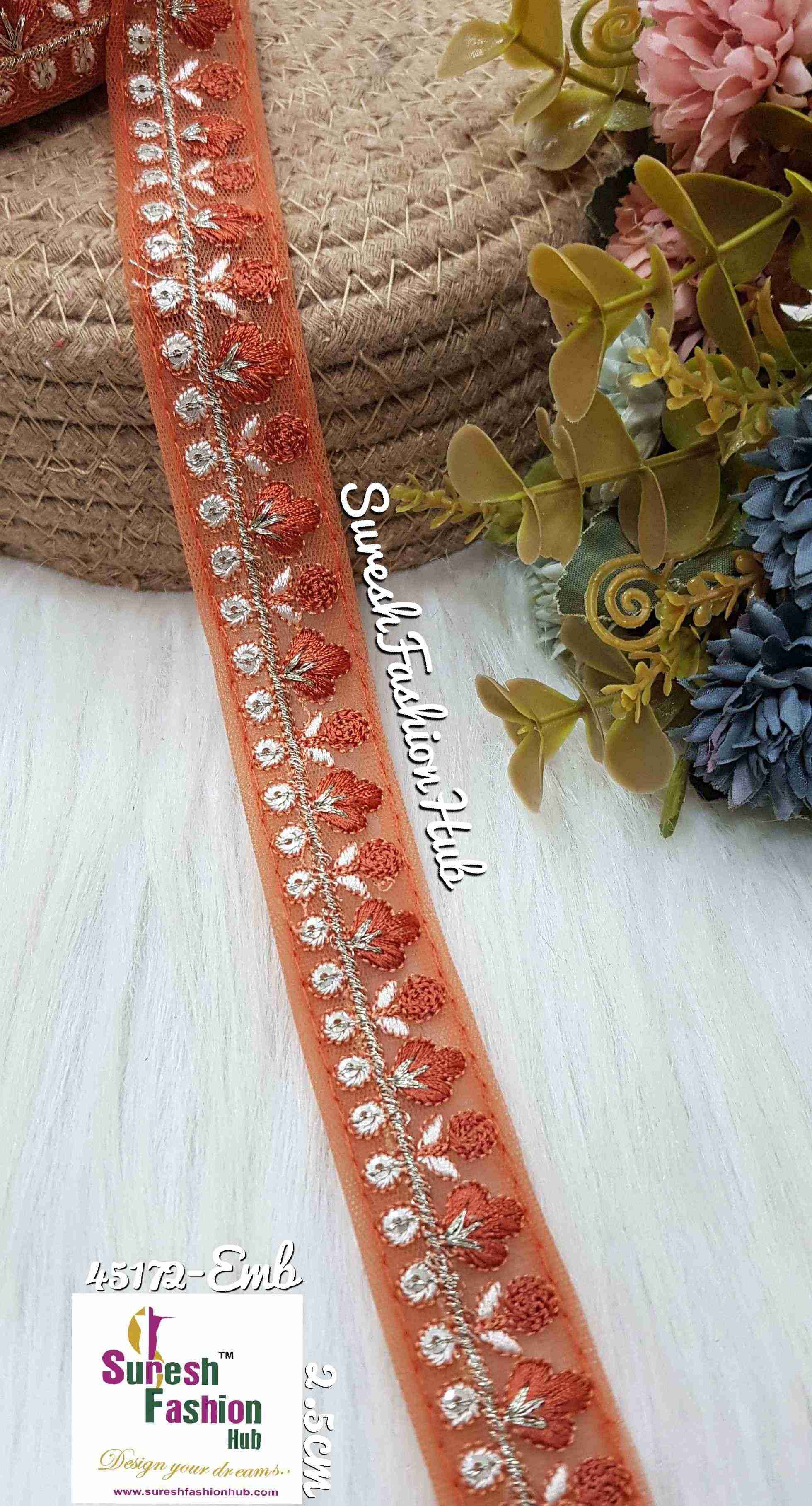  Radiant Rusty Orange Threaded Designer Trim