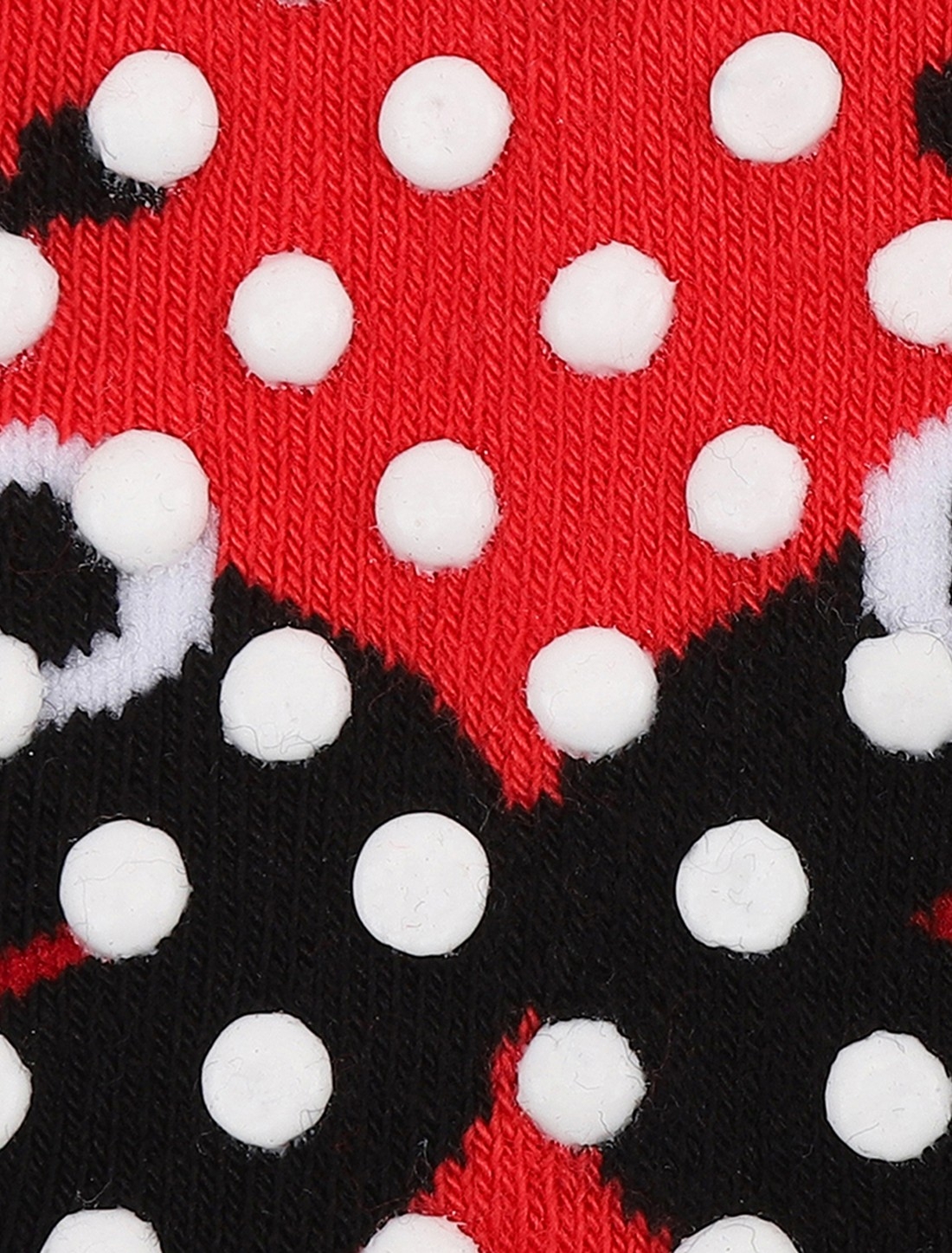 Soxytoes | Soxytoes Lady Bug Cotton Crew Length Red Kids Socks-Age (0-2 Years) 2