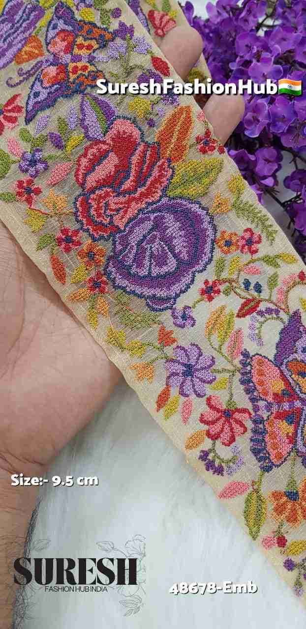 Butterfly Forest Cross Stitch Embroidery Lace – Color No. 4 – 48678-Emb