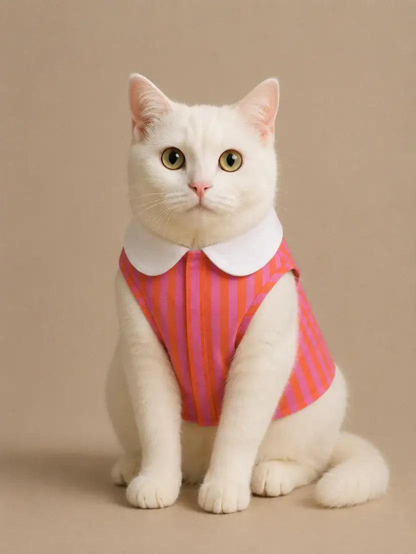 Pawsh Pet Candy Stripe Pet Tank Top Dogs & Cats, Pink