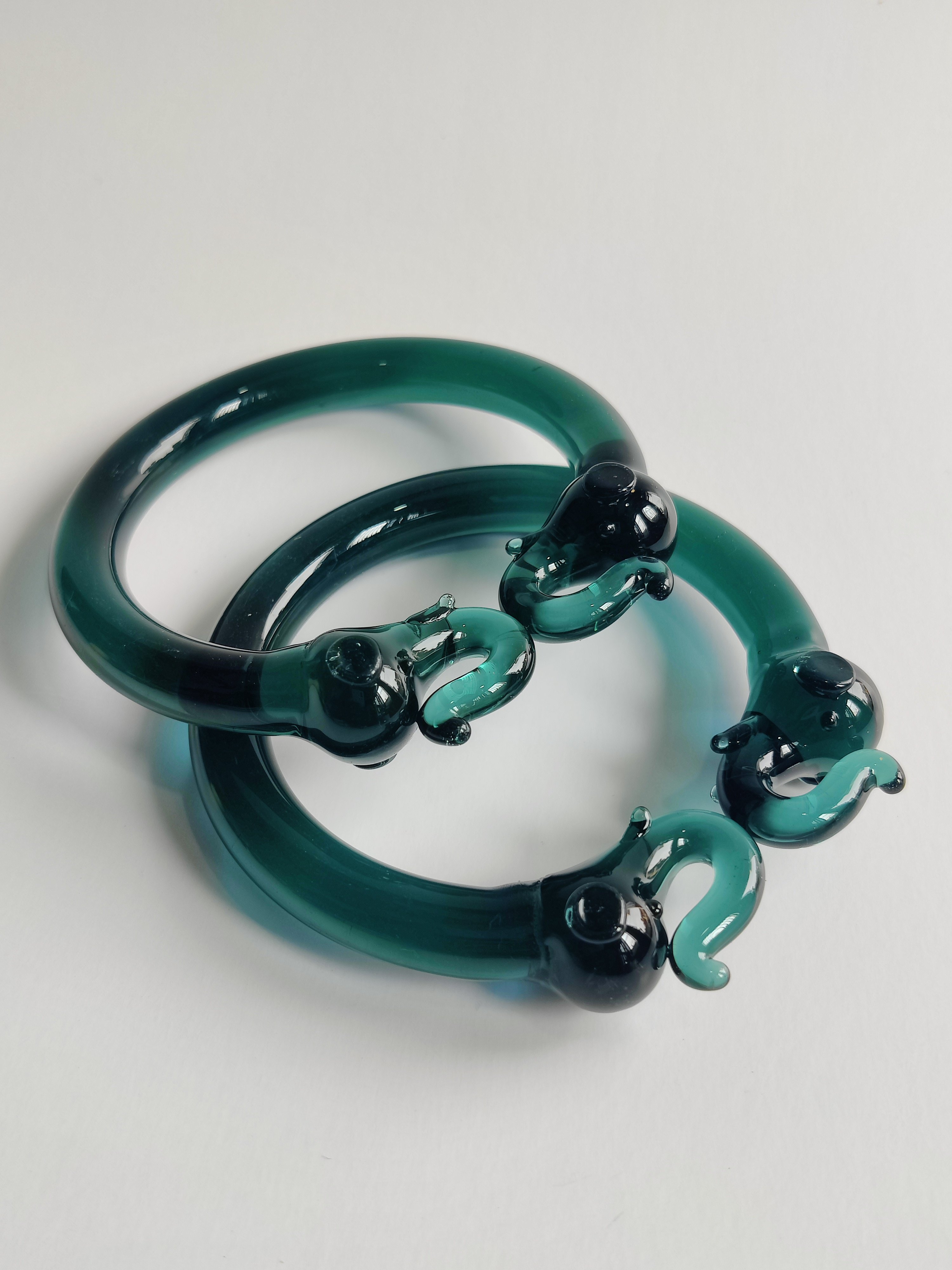 Elephant Bangle Teal