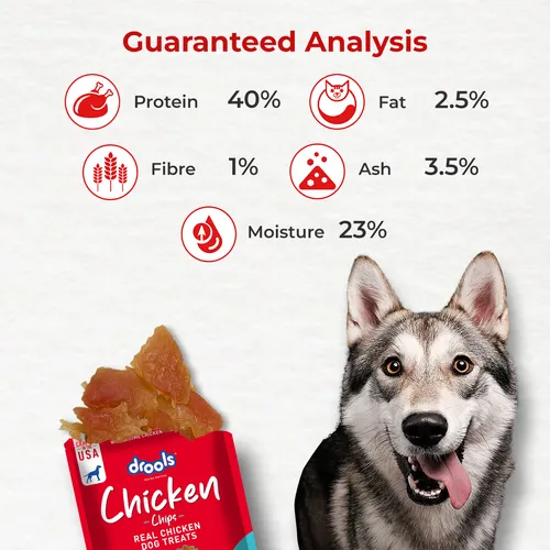 Drools Chicken Chips Dog Treats, 70g