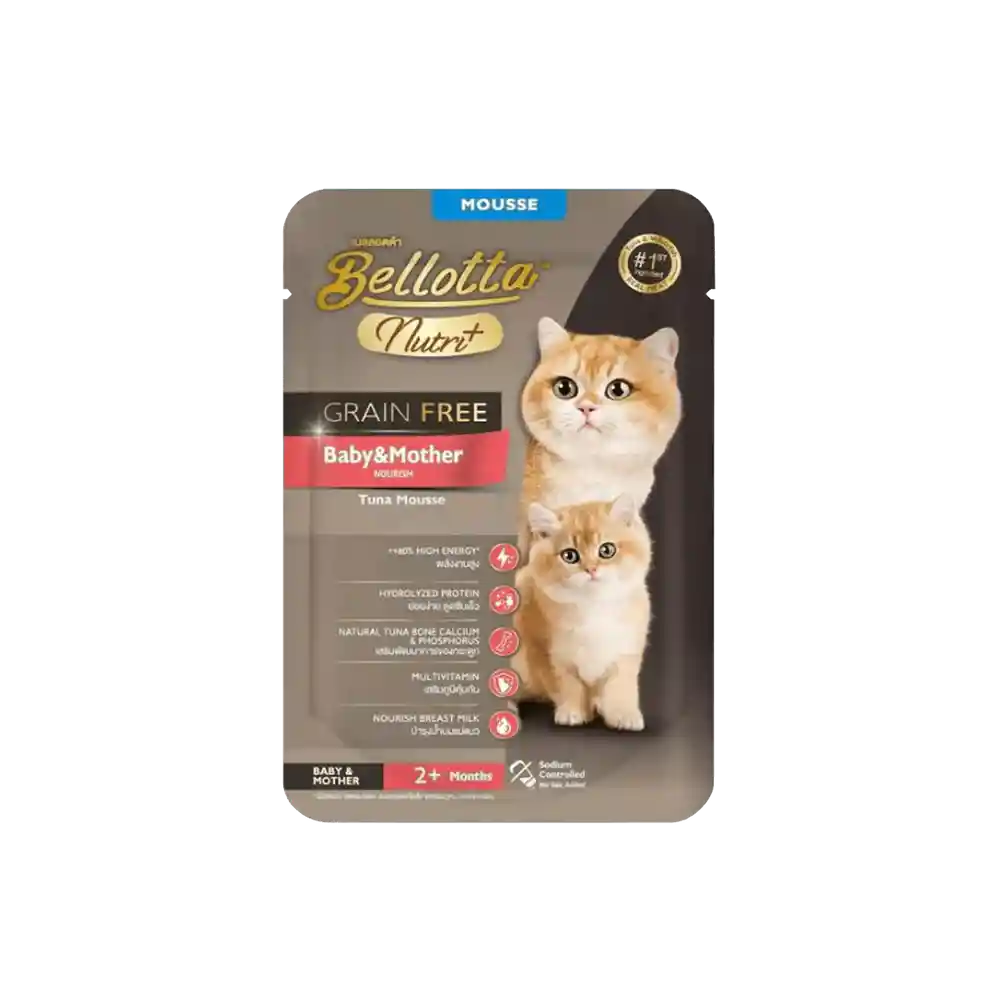 Bellotta | Bellotta Nutri+ Pouch Baby & Mother Tuna Mousse Grain Free