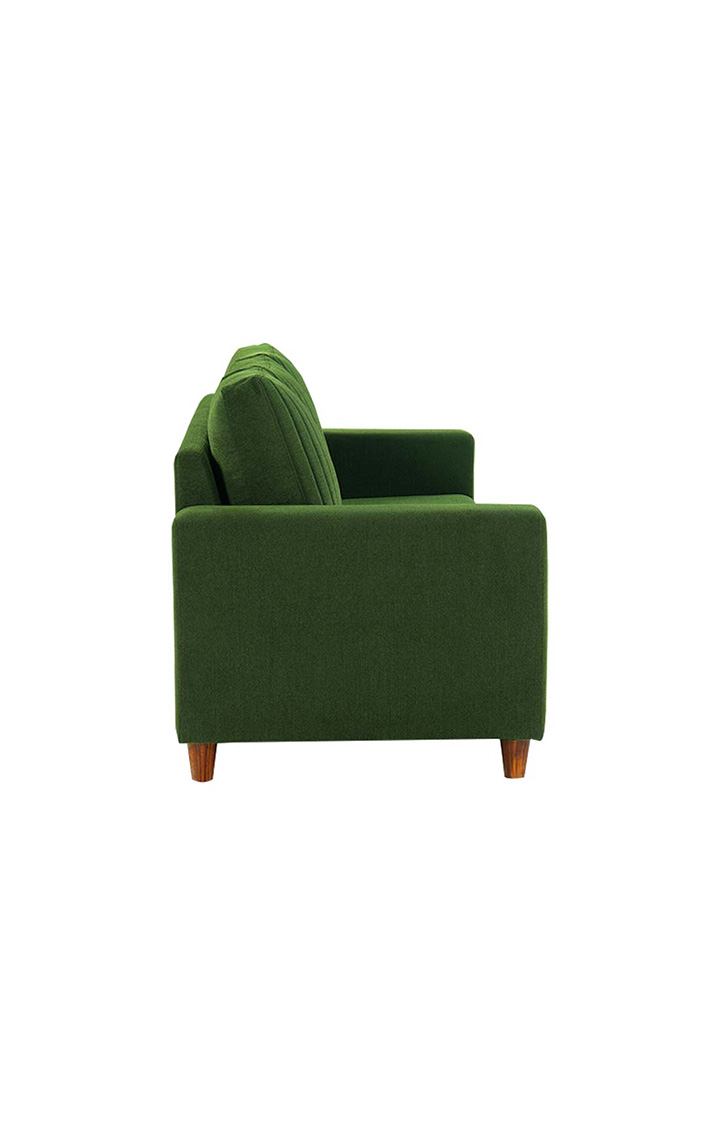 neudot Roman Sofa for Living Room |3 Persons Sofa|Premium Fabric with Cushioned Armrest | Solid Wood Frame|3 Seater in Emerald Green Color