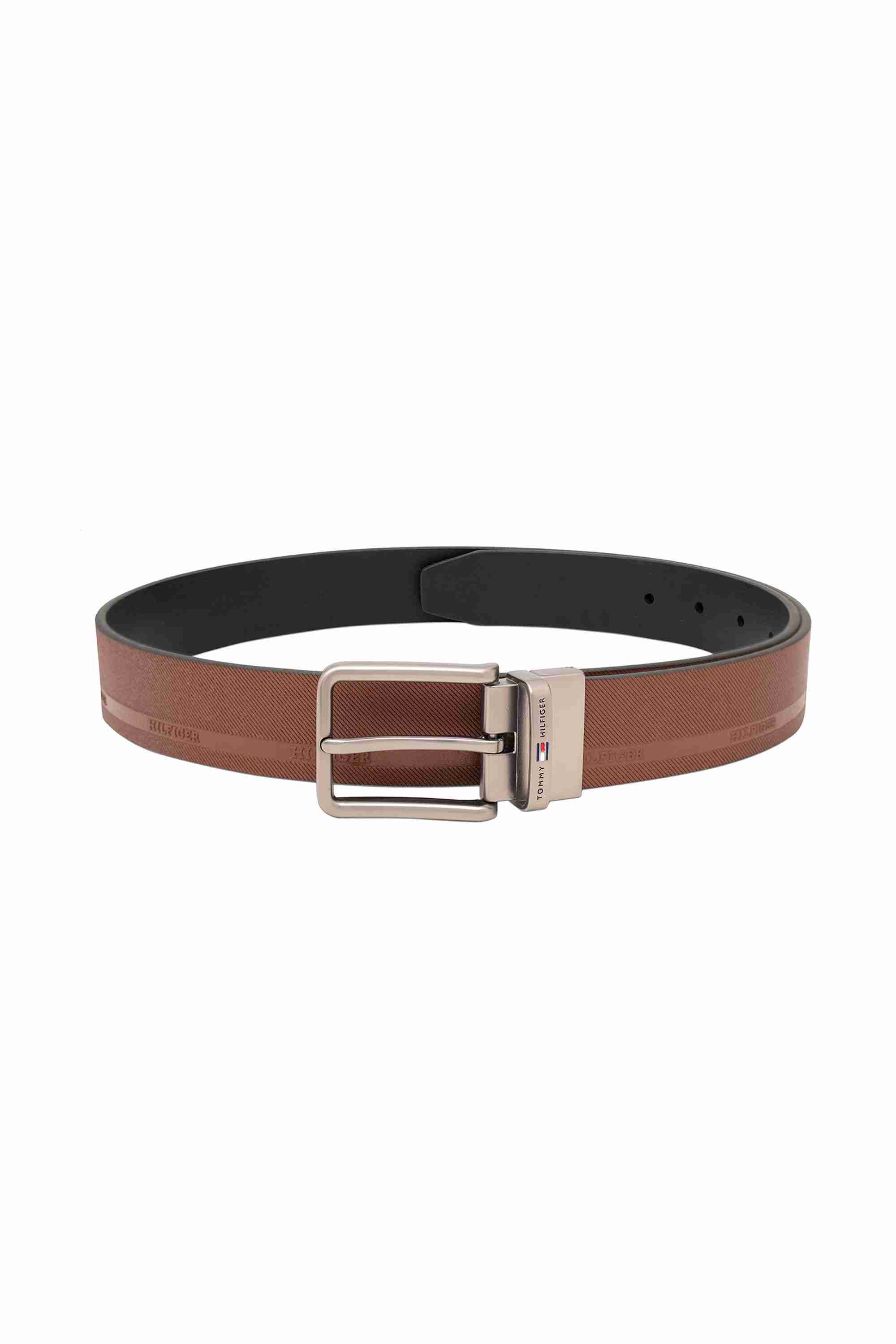 Leather Regular Fit Textured Formal Wear Men Belts