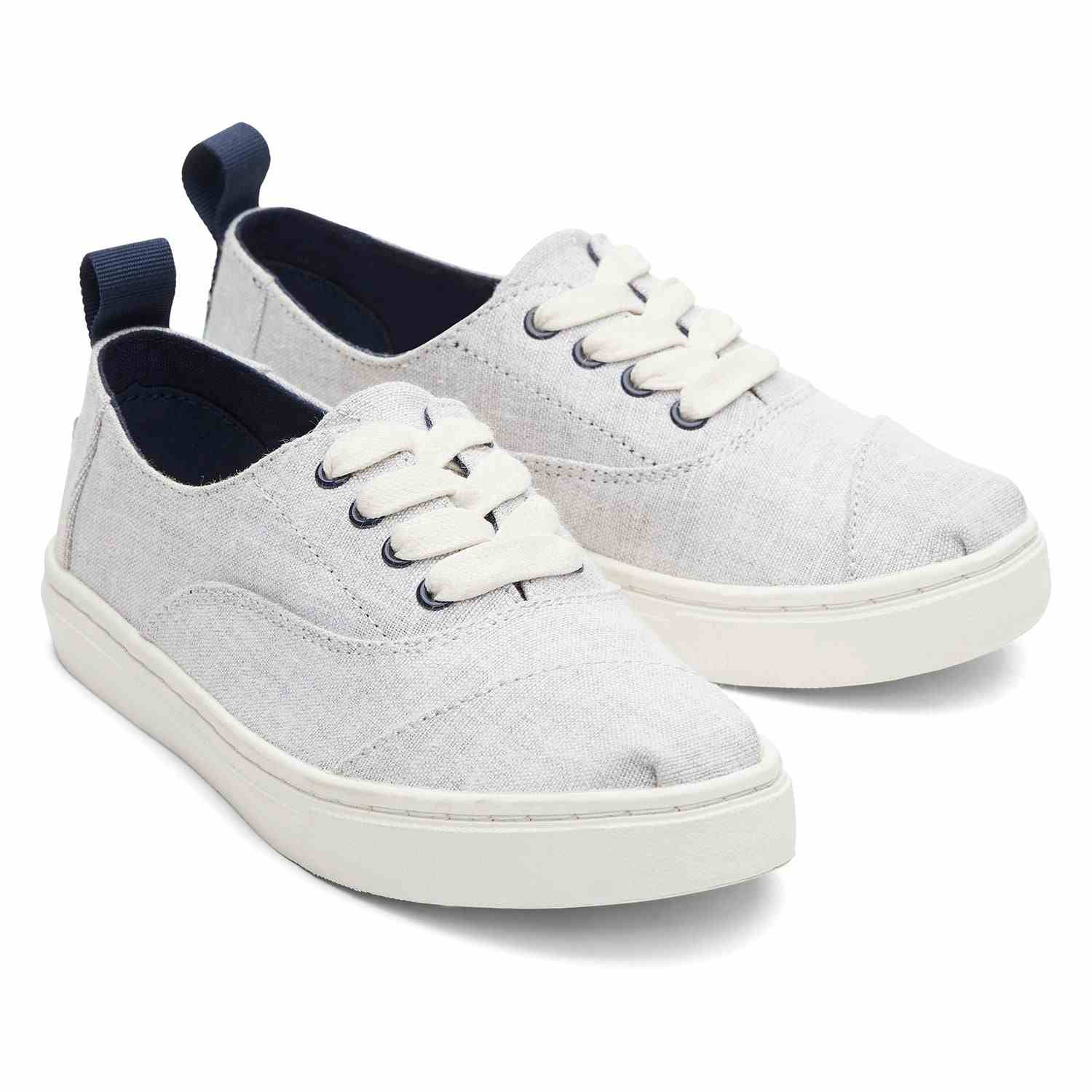 Kids' Cordones Cup sole Drizzle Grey Chambray Youth Lace Up