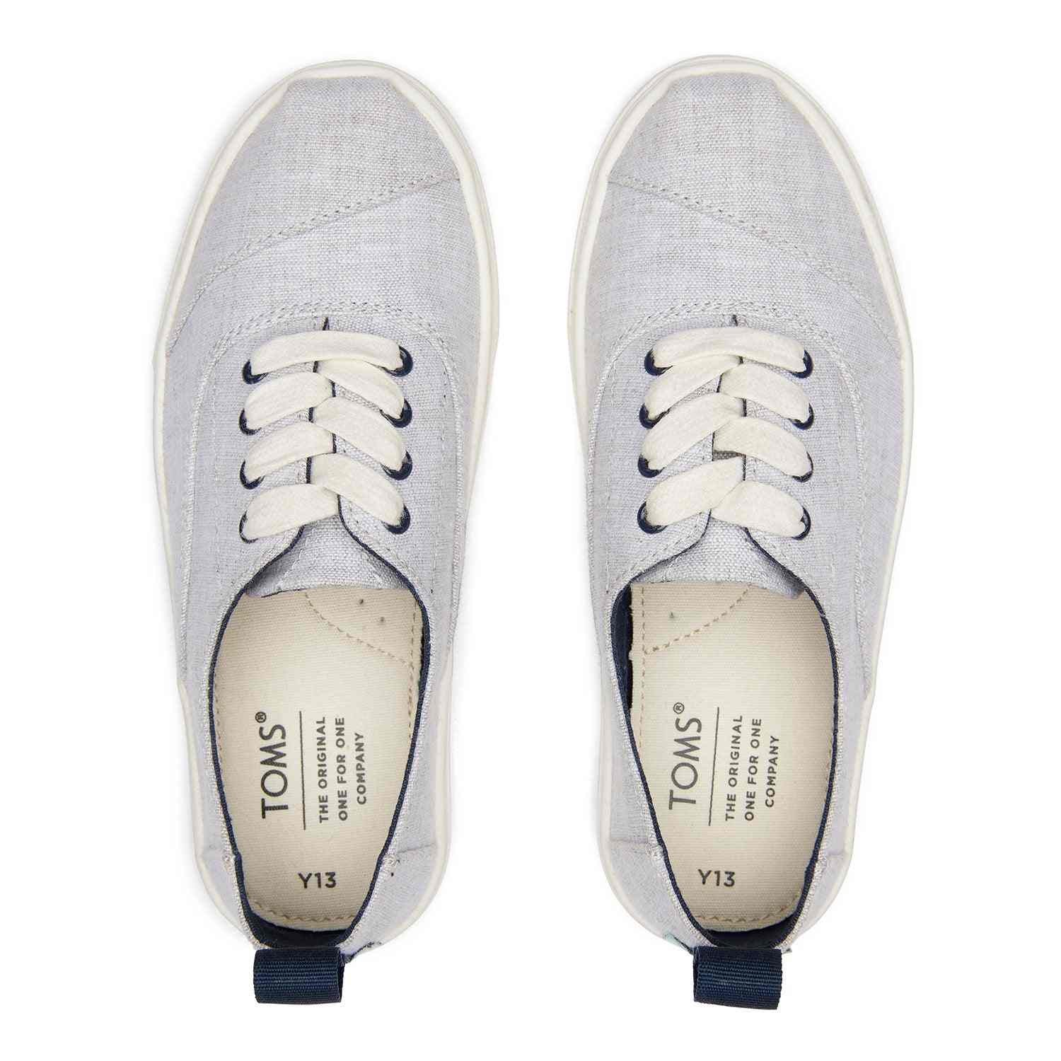 Kids' Cordones Cup sole Drizzle Grey Chambray Youth Lace Up
