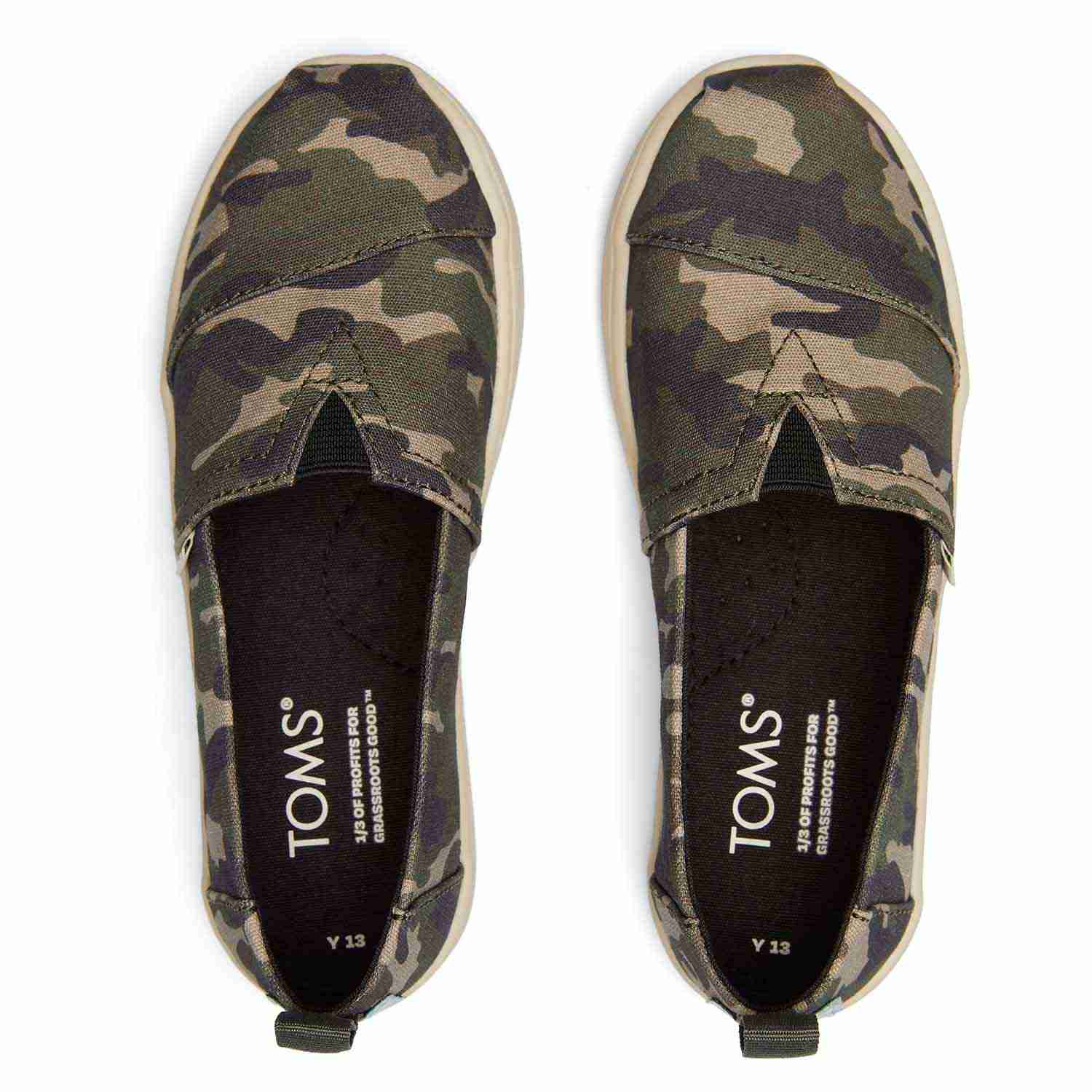 Alpargata Youth Multi Classic Camo Print
