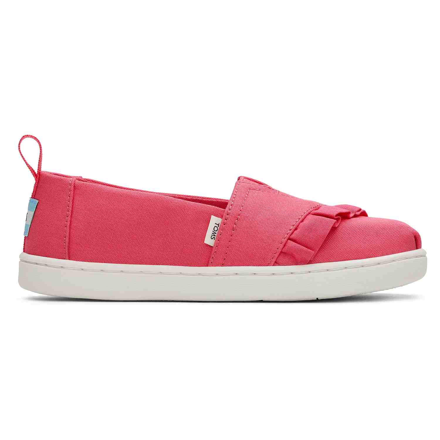 Kids' Alp Recycled Youth Canvas Ruffled Slip On