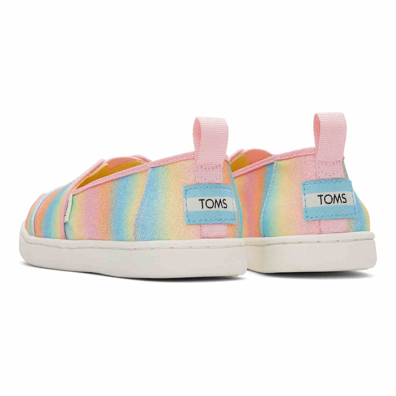 Kids' Alp  Youth Canvas Rainbow Glimmer Slip On