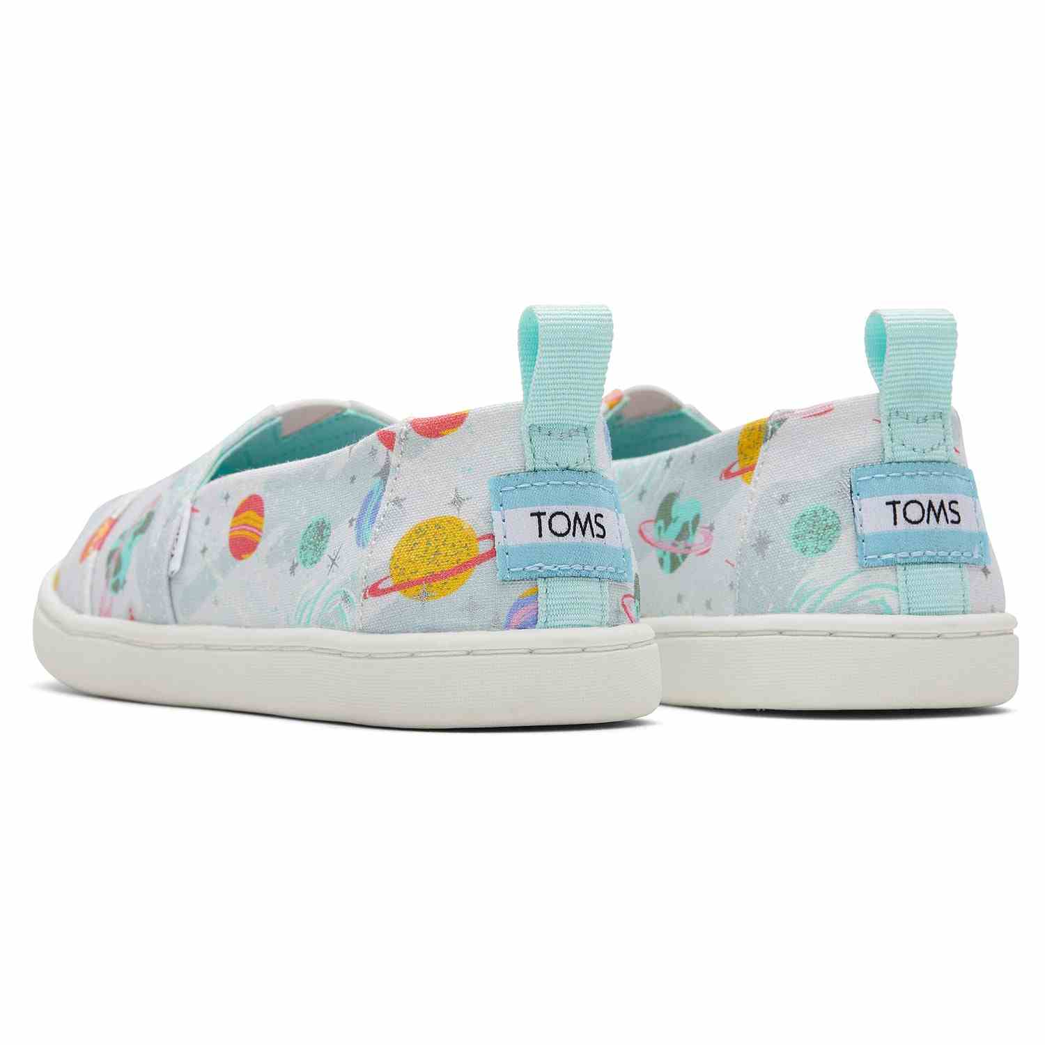 Kids' Alpargata Grey Foil Galaxy Print Youth slip On