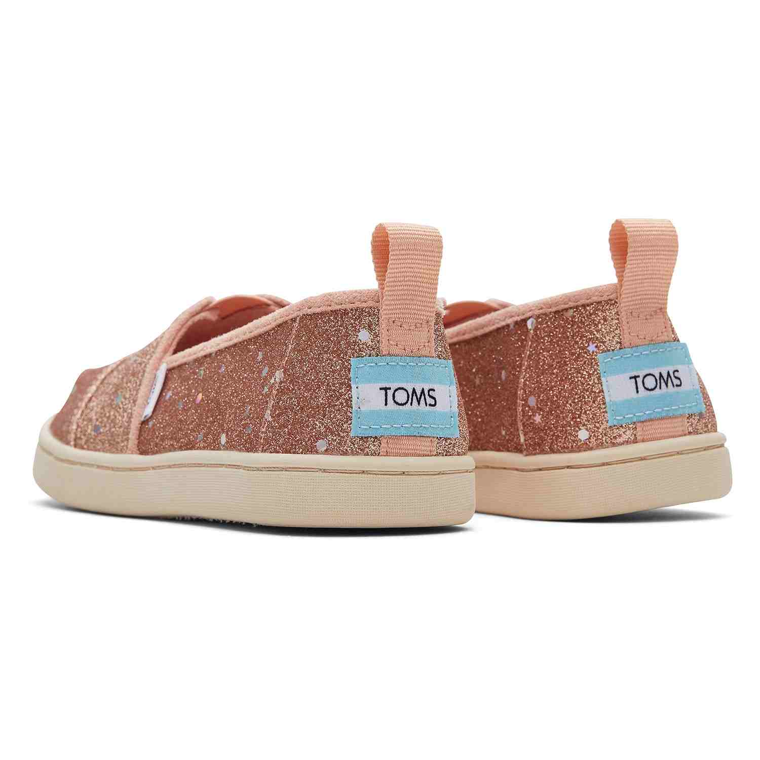 Kids' Alpargata Rose Gold Glitter Youth slip On