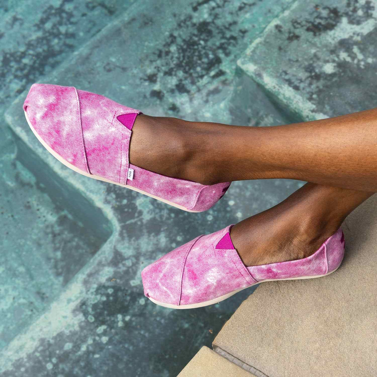 Women's Alpargata Cloudbound Dark Fuchsia Repreve Distressed