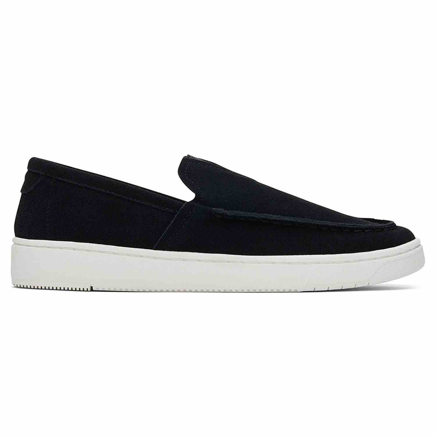 Men's Trvl Lite Suede Leather Black Loafers