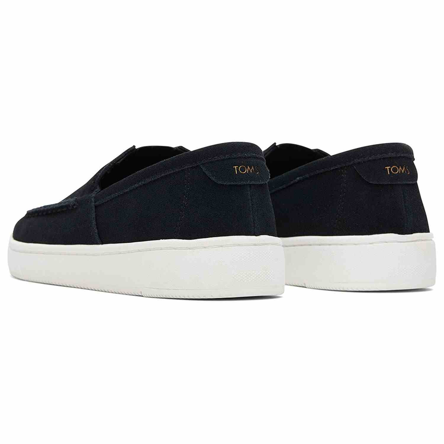 Men's Trvl Lite Suede Leather Black Loafers