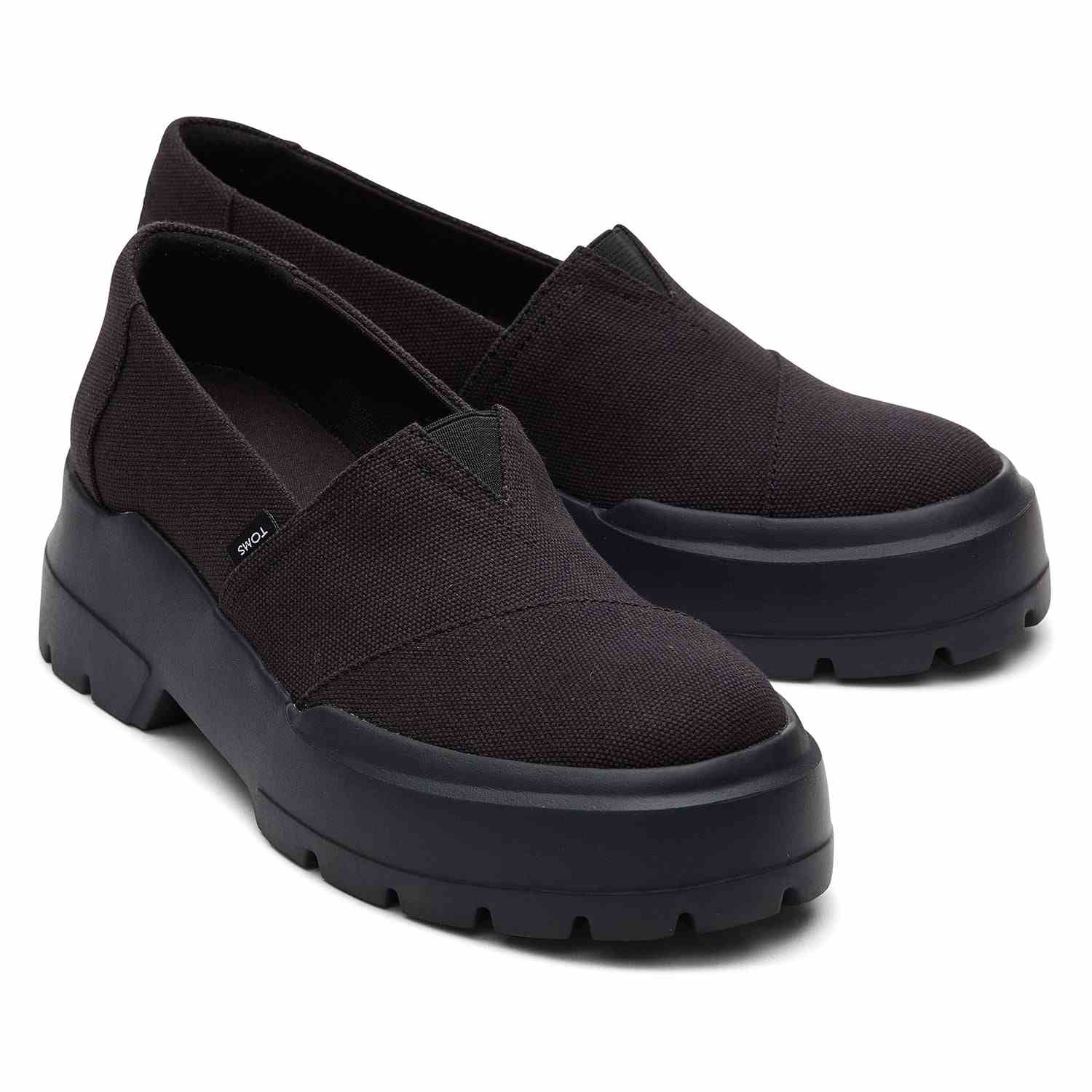 Women's Combat Low Vegan Canvas Platform Loafers