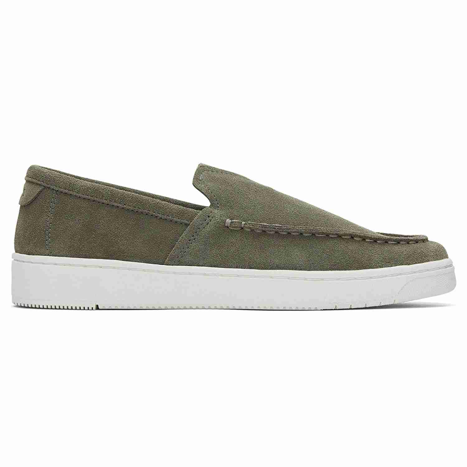 Men's Trvl Lite Suede Leather Grey Loafers
