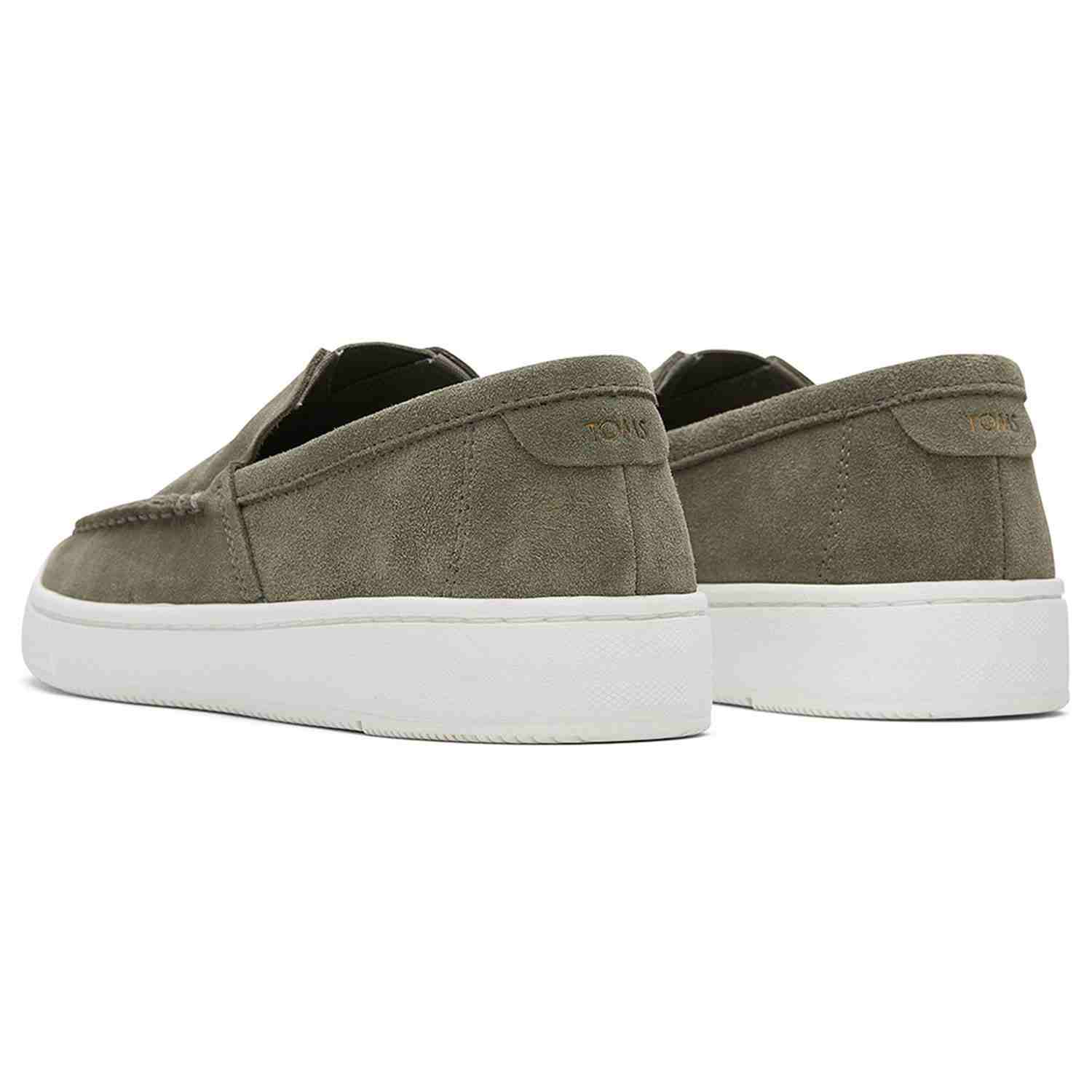 Men's Trvl Lite Suede Leather Grey Loafers