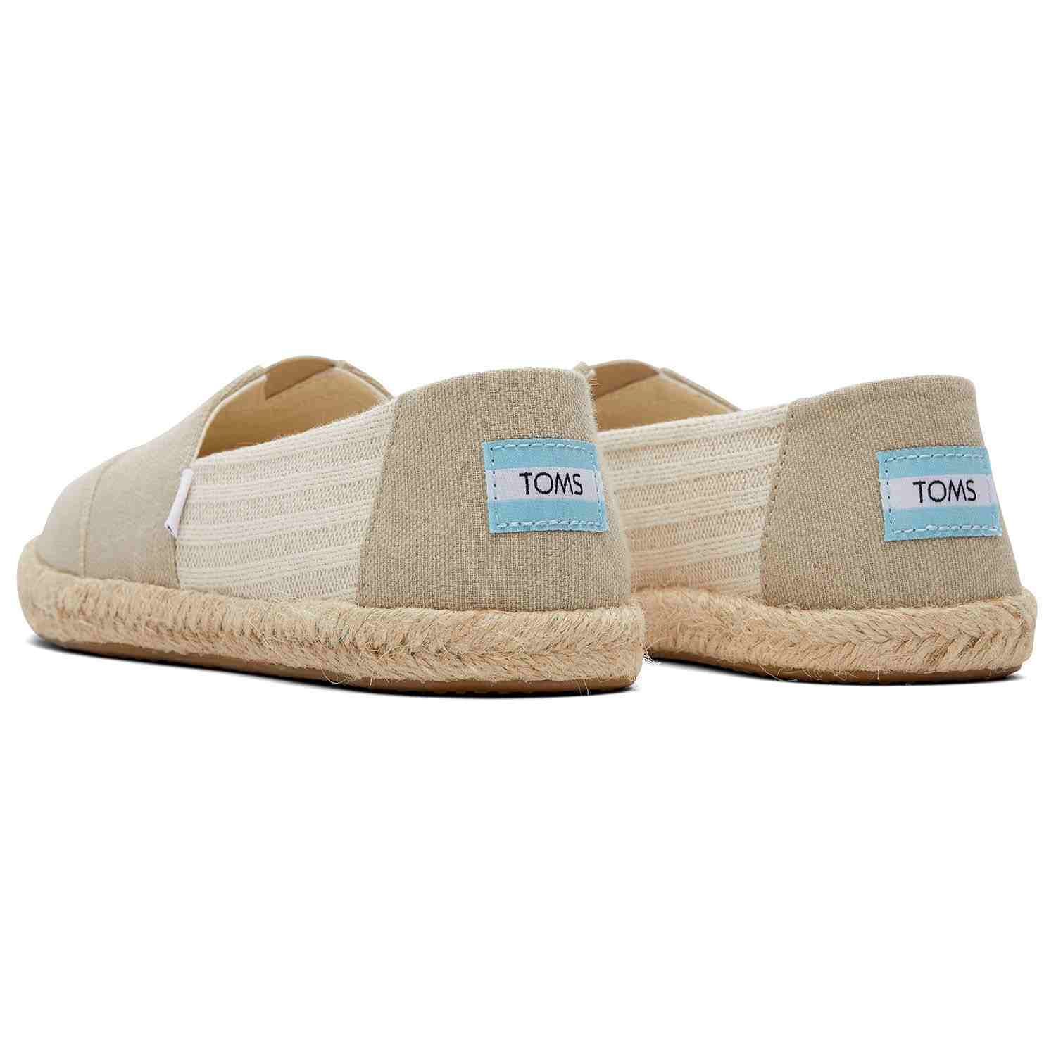 Women's Tan Recycled Cotton Espadrilles For Women Slip On