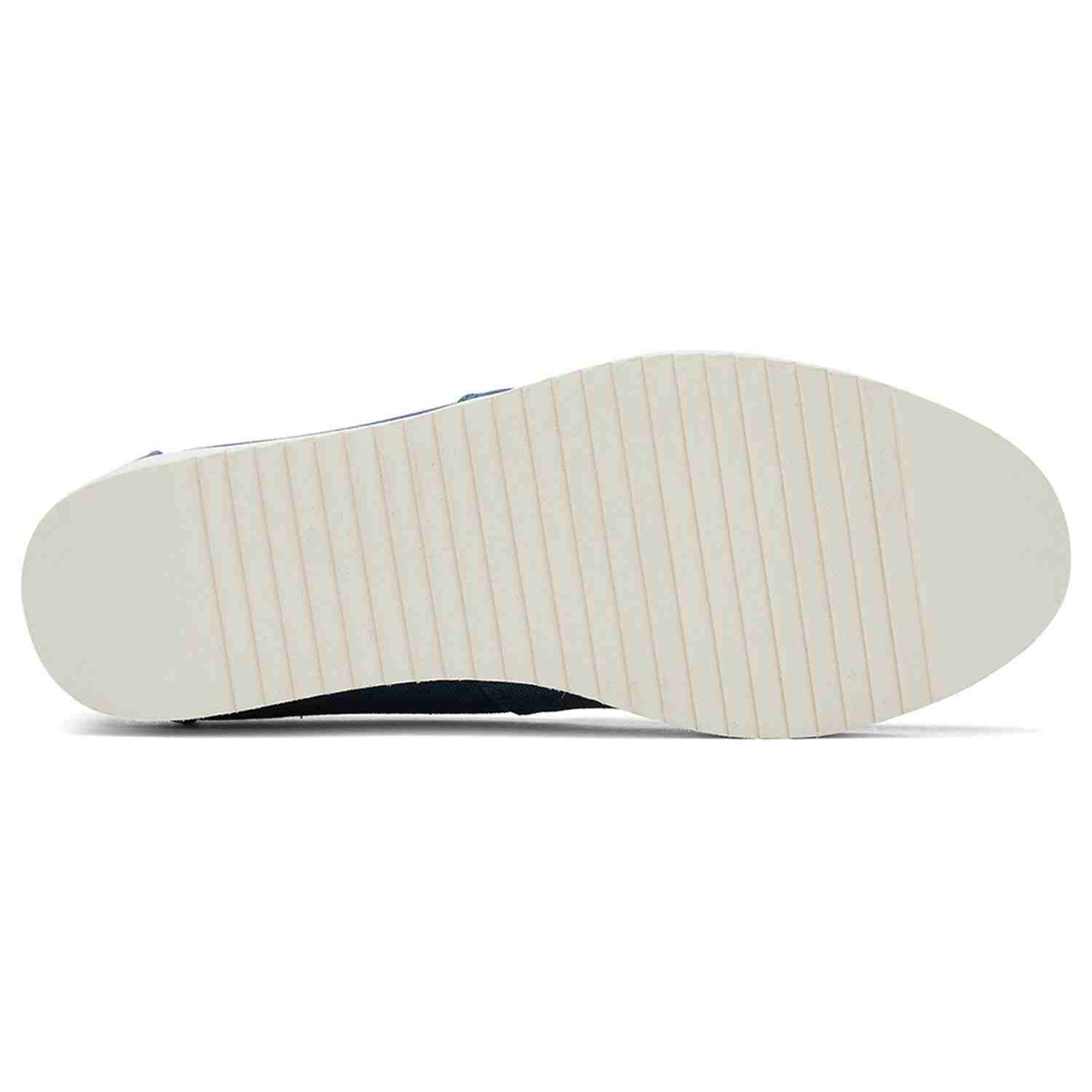 Women's Canvas Platform Blue Shoes