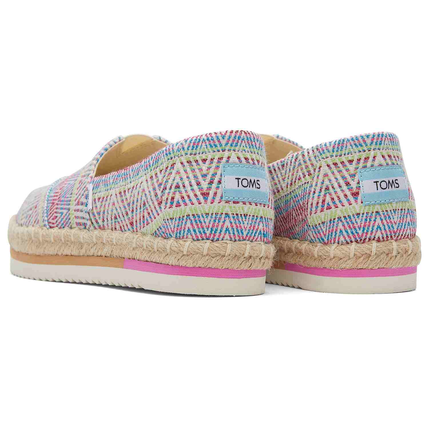 Women's Woven Platform Espadrilles Multi Color