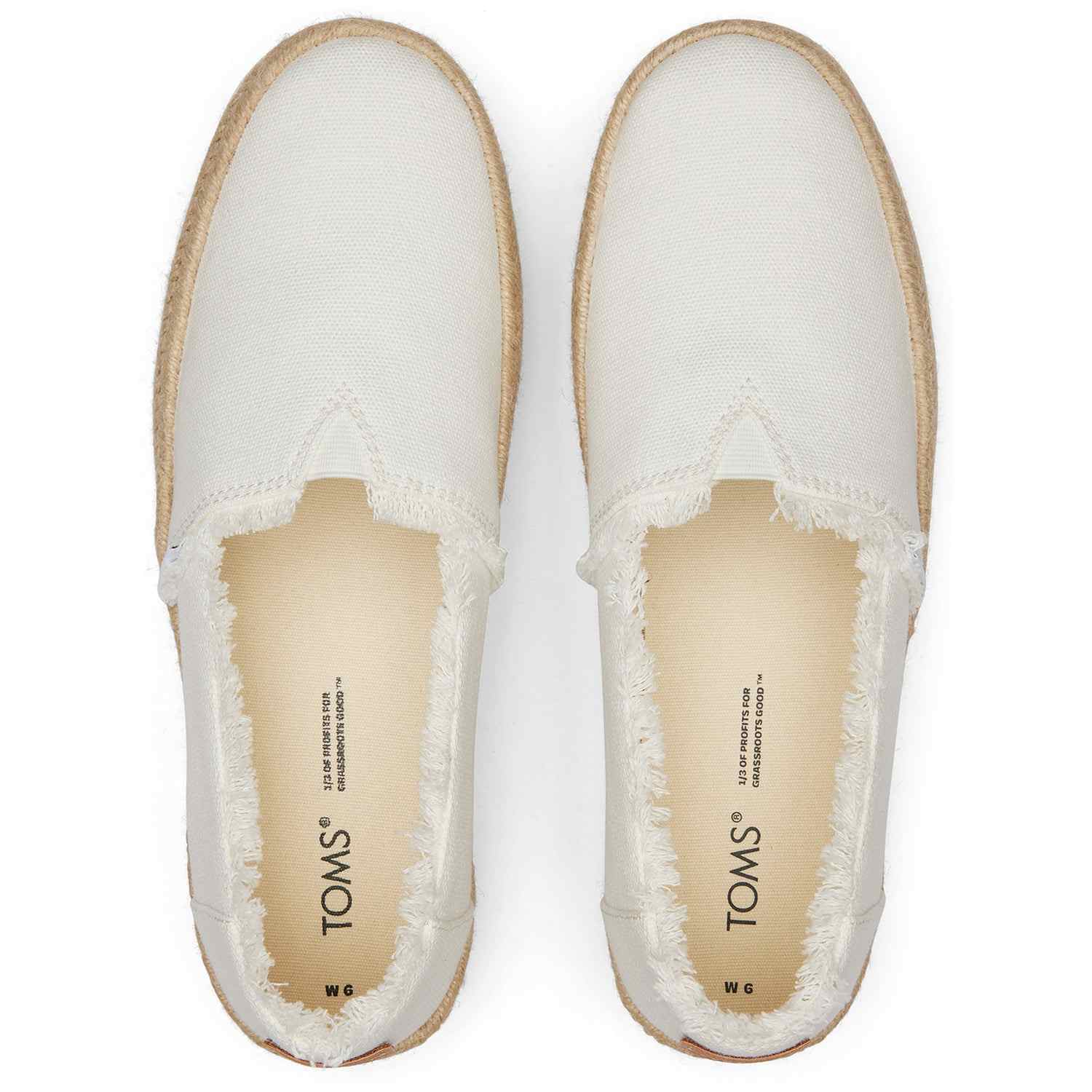Women's Valencia Rope Wrao White Platform Espadrilles Women