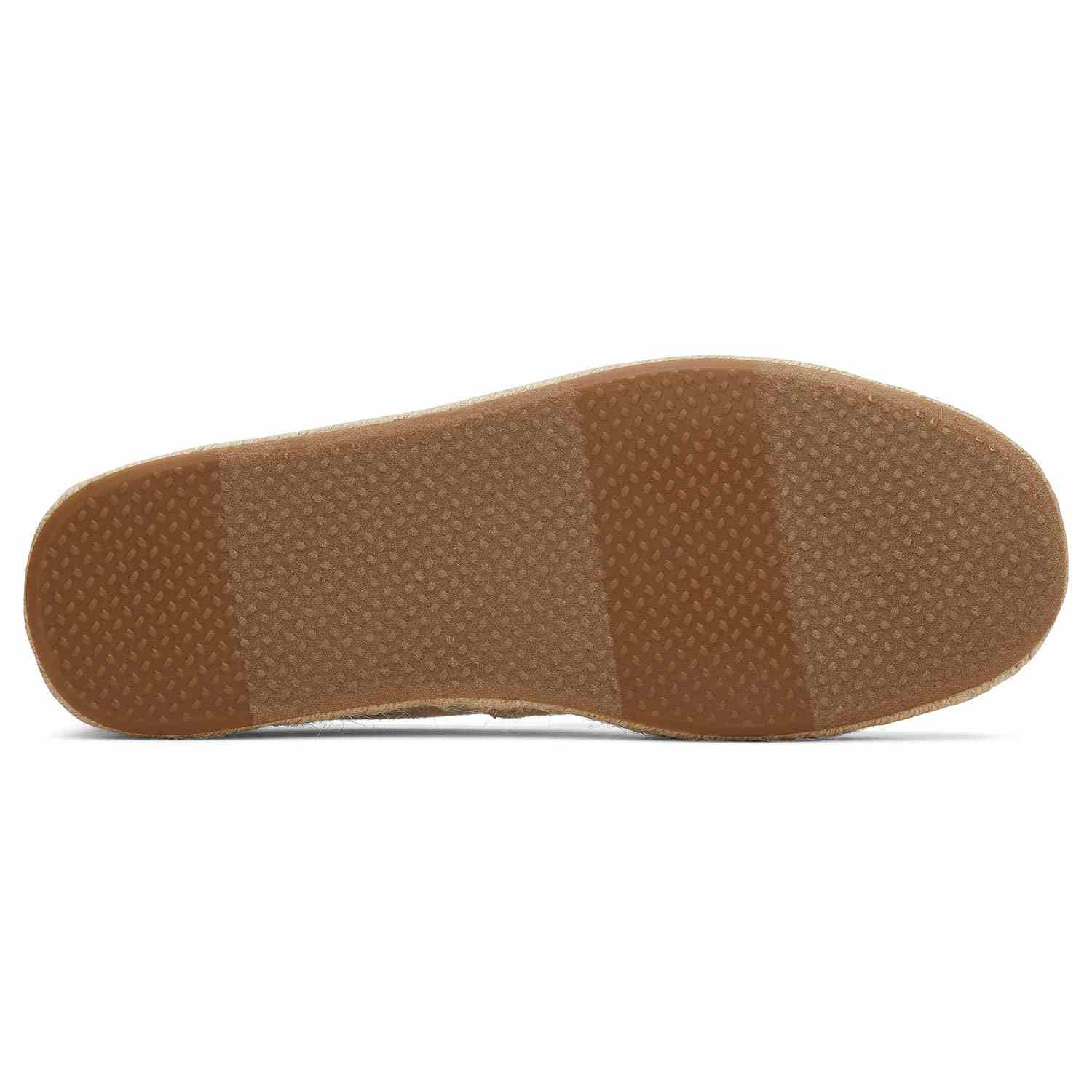 Men's Tan Stripe Rope Midsole Espadrilles Natural For Men Slip On
