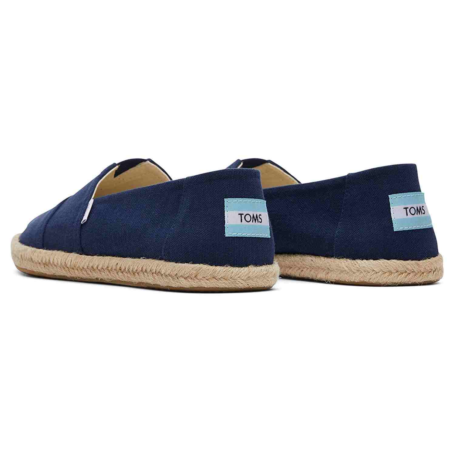 Men's Navy Vegan Canvas Espadrilles Slip On