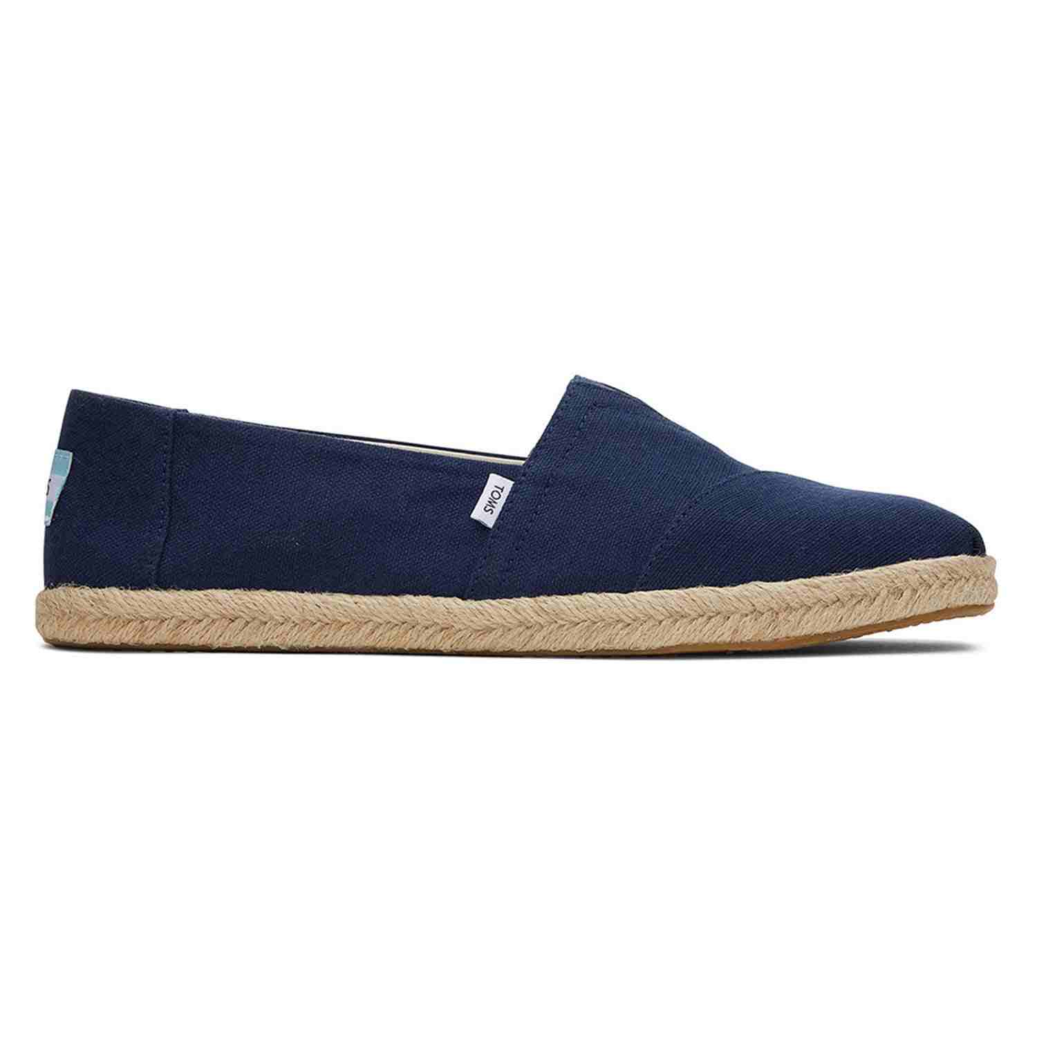 Men's Navy Vegan Canvas Espadrilles Slip On
