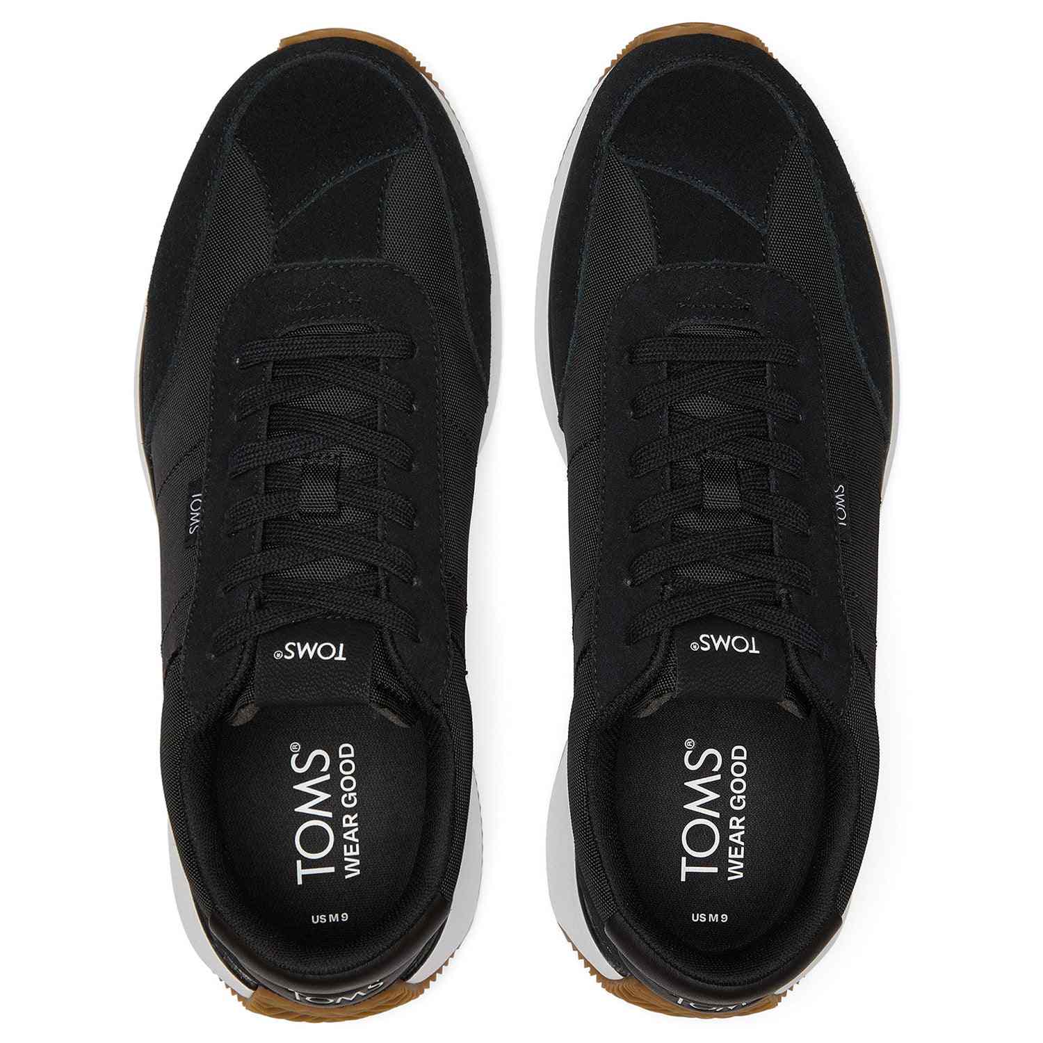 Men's Wyndon Black Suede Jogger Lace Up