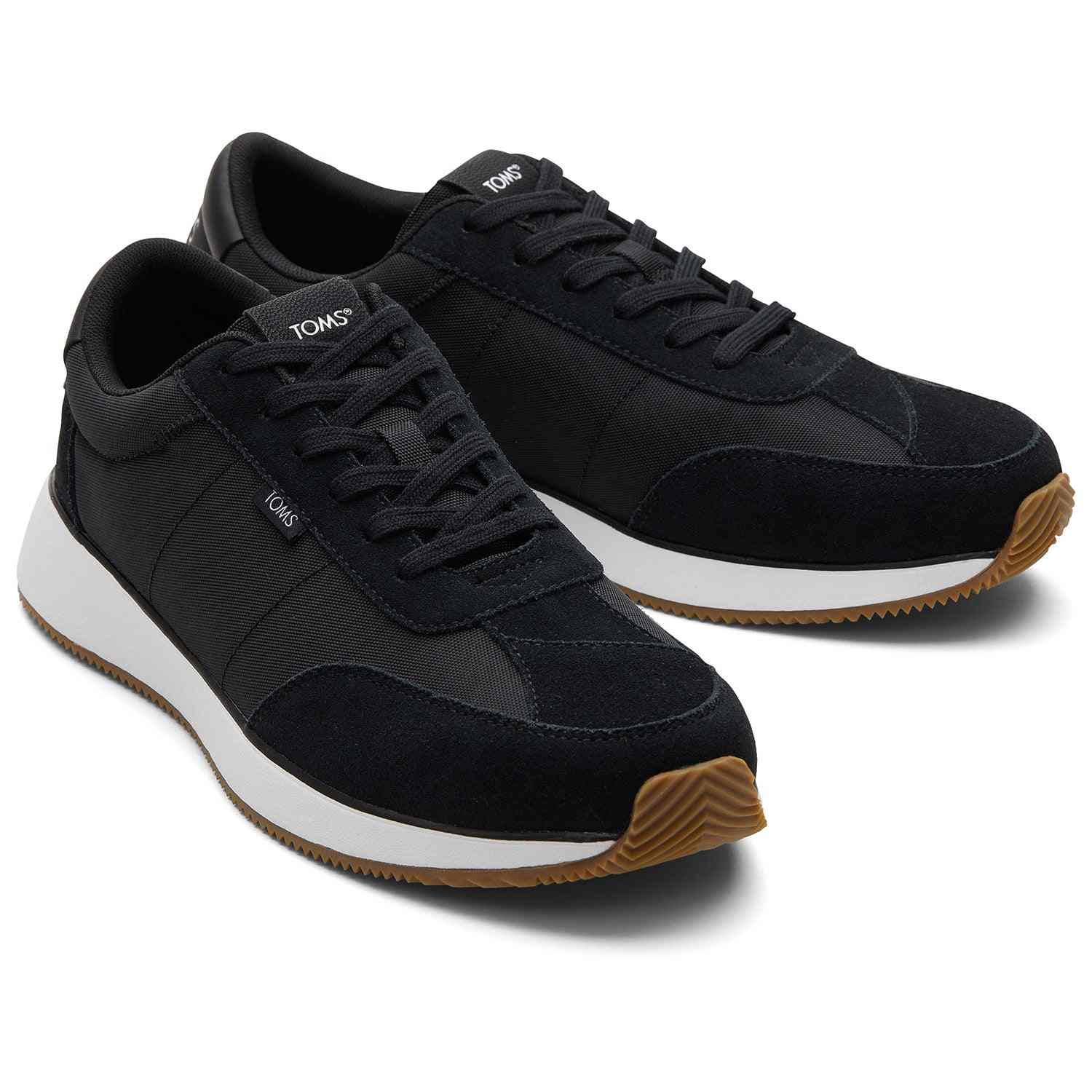 Men's Wyndon Black Suede Jogger Lace Up