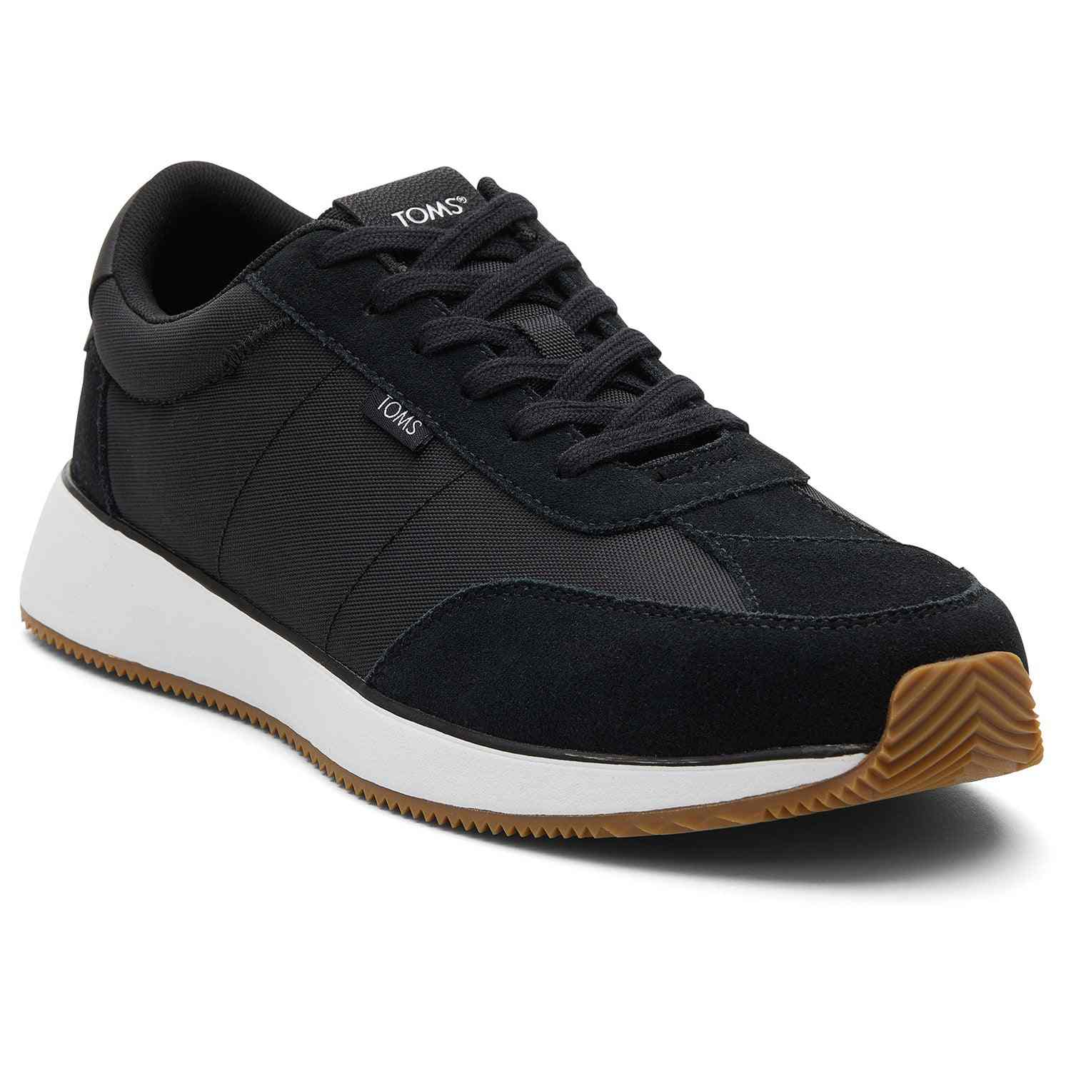 Men's Wyndon Black Suede Jogger Lace Up