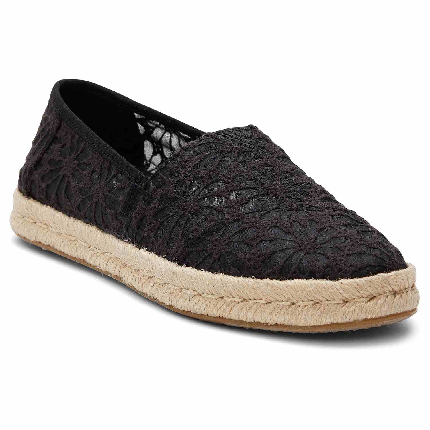 Women's Alp Rope 2.0 Black Lace Espadrilles