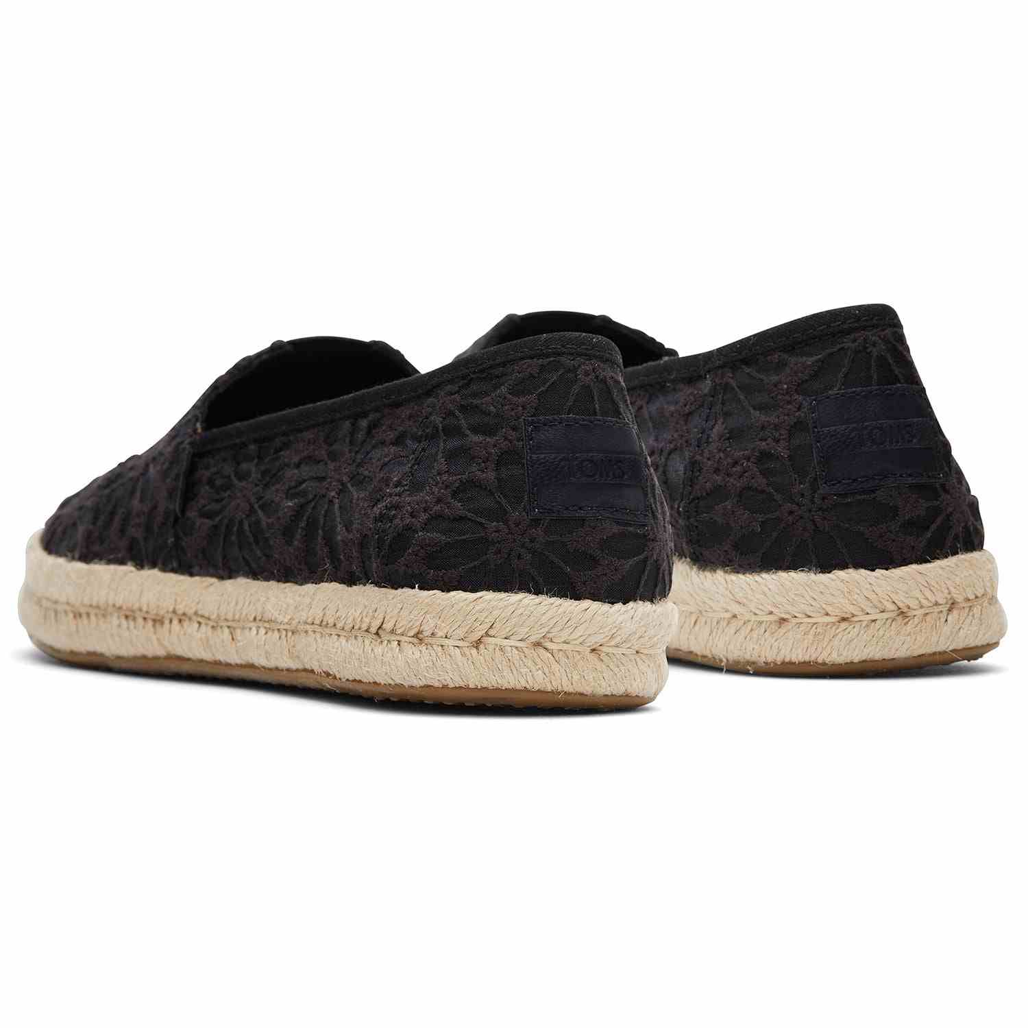 Women's Alp Rope 2.0 Black Lace Espadrilles