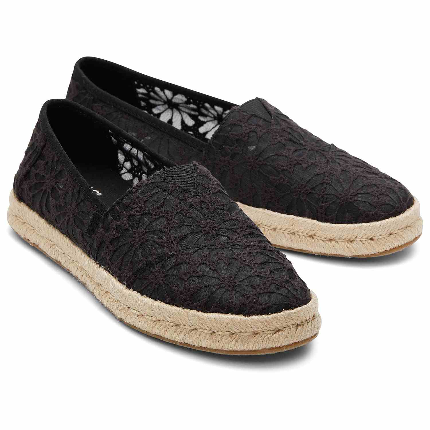 Women's Alp Rope 2.0 Black Lace Espadrilles