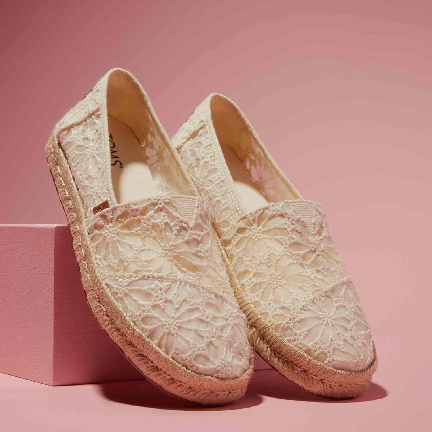 Women's Alp Rope 2.0 White Lace Espadrilles