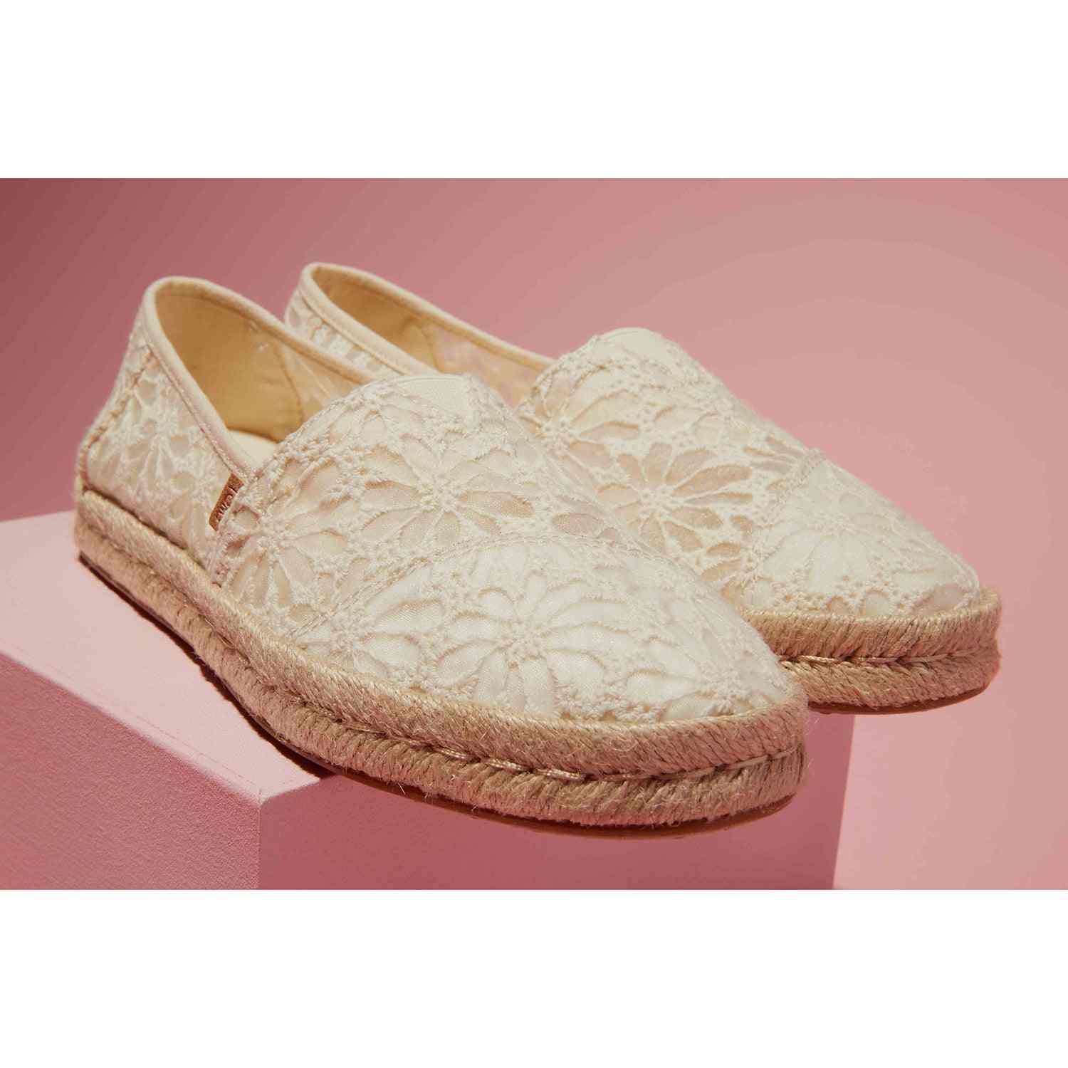 Women's Alp Rope 2.0 White Lace Espadrilles