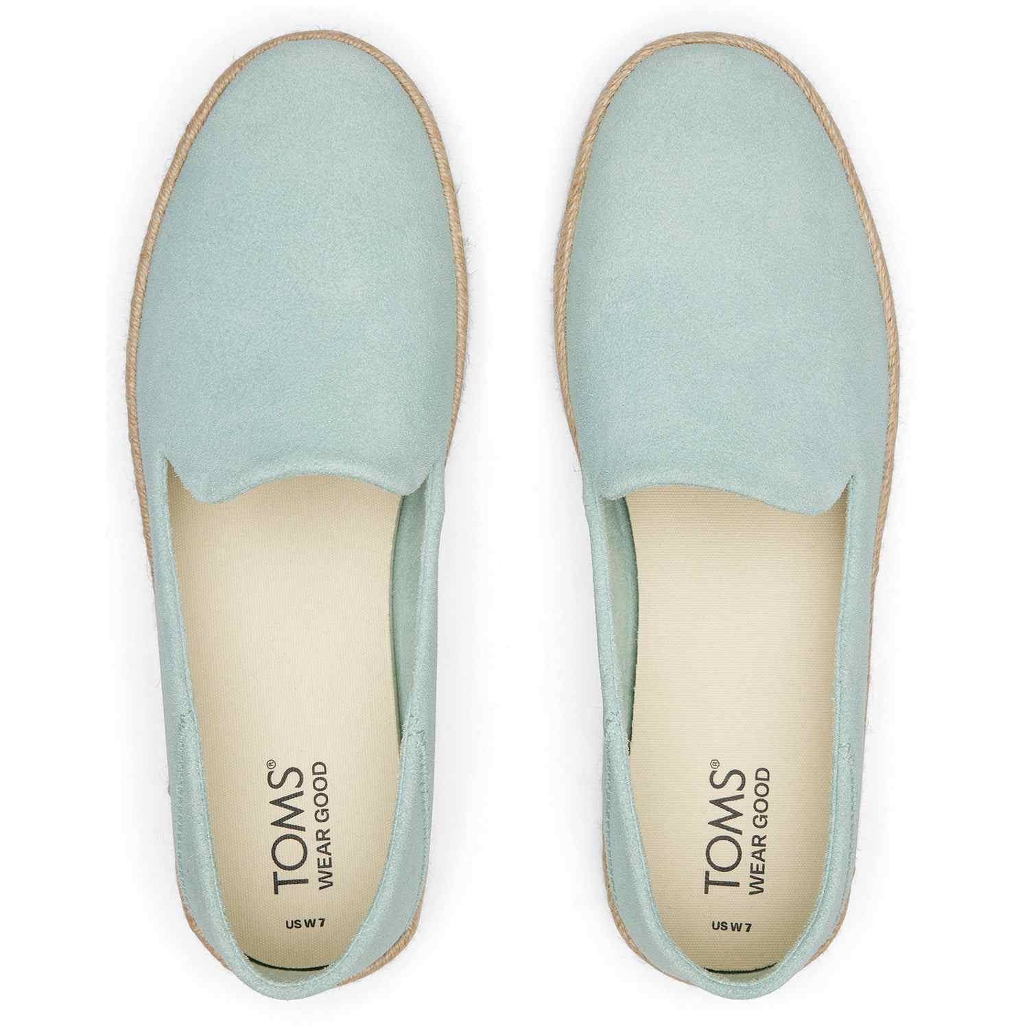 Women's Carolina Green Suede Platform Espadrilles