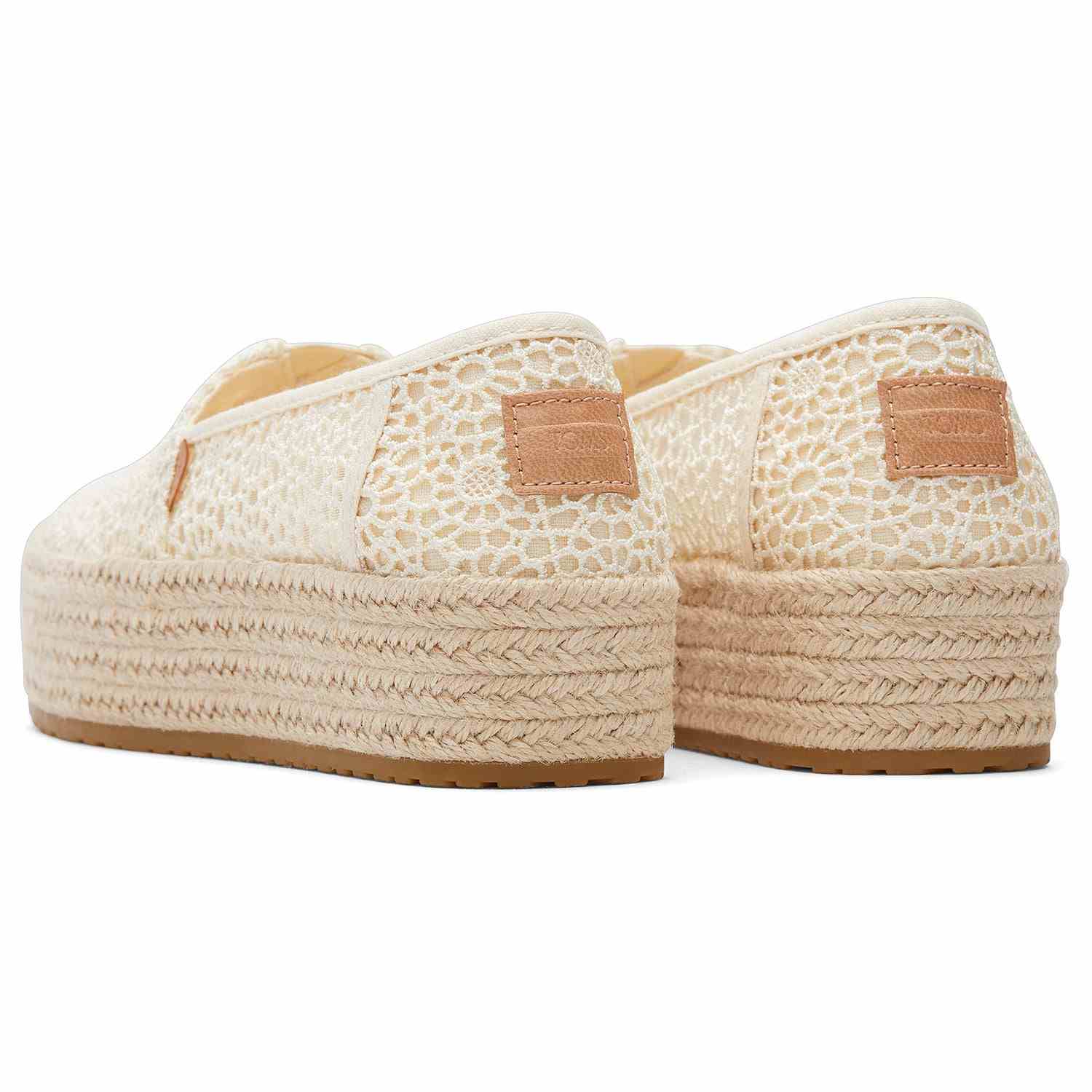 Women's Valencia Rope Wrap Lace Platform Espadrilles