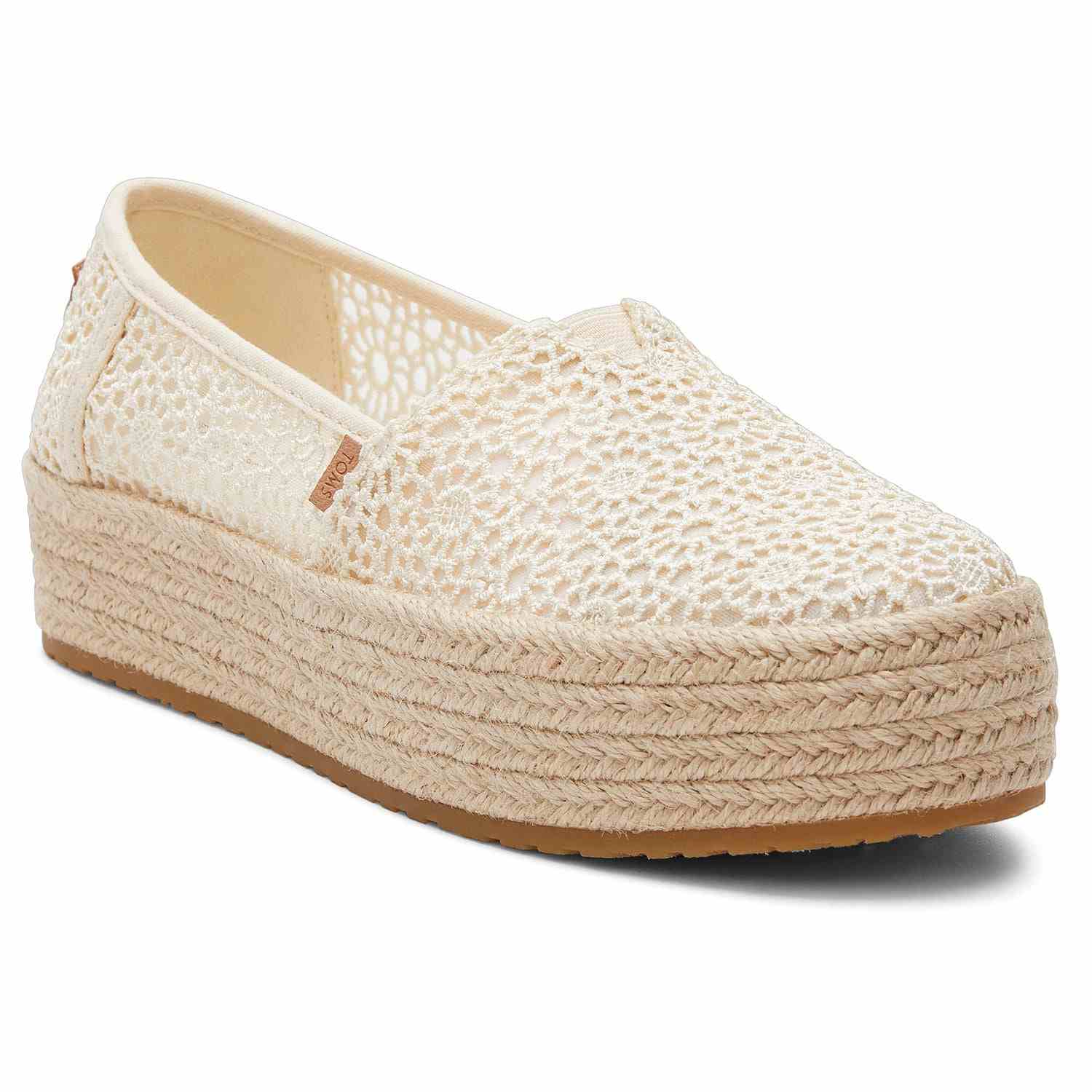 Women's Valencia Rope Wrap Lace Platform Espadrilles