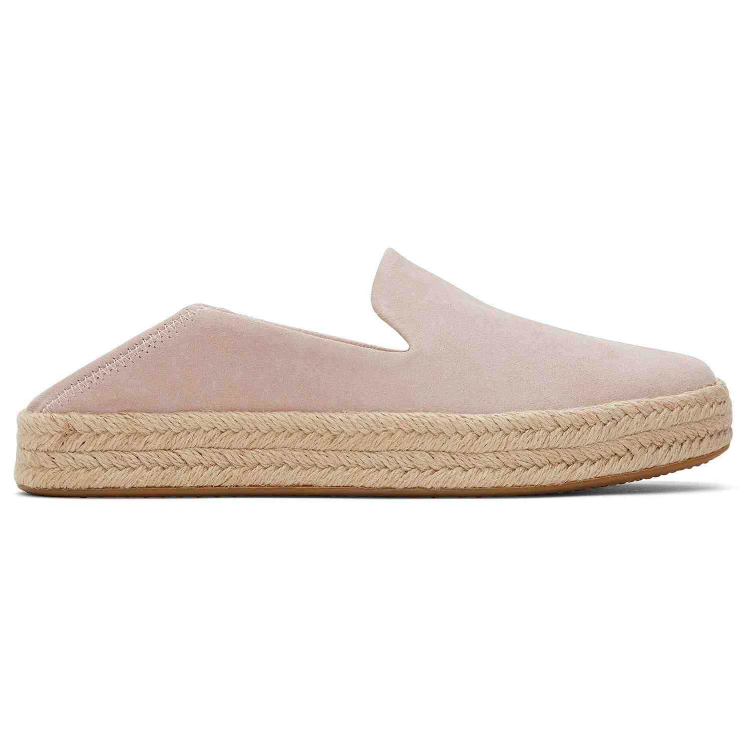 Women's Carolina Pink Suede Platform Espadrilles