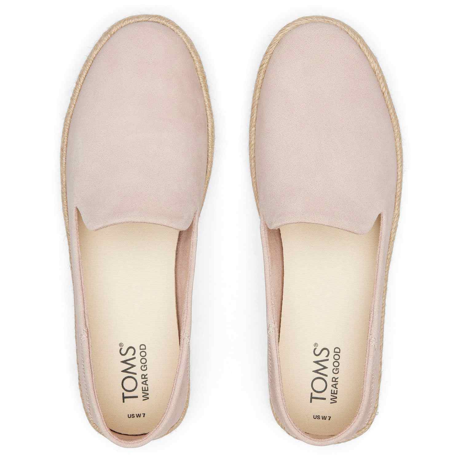 Women's Carolina Pink Suede Platform Espadrilles