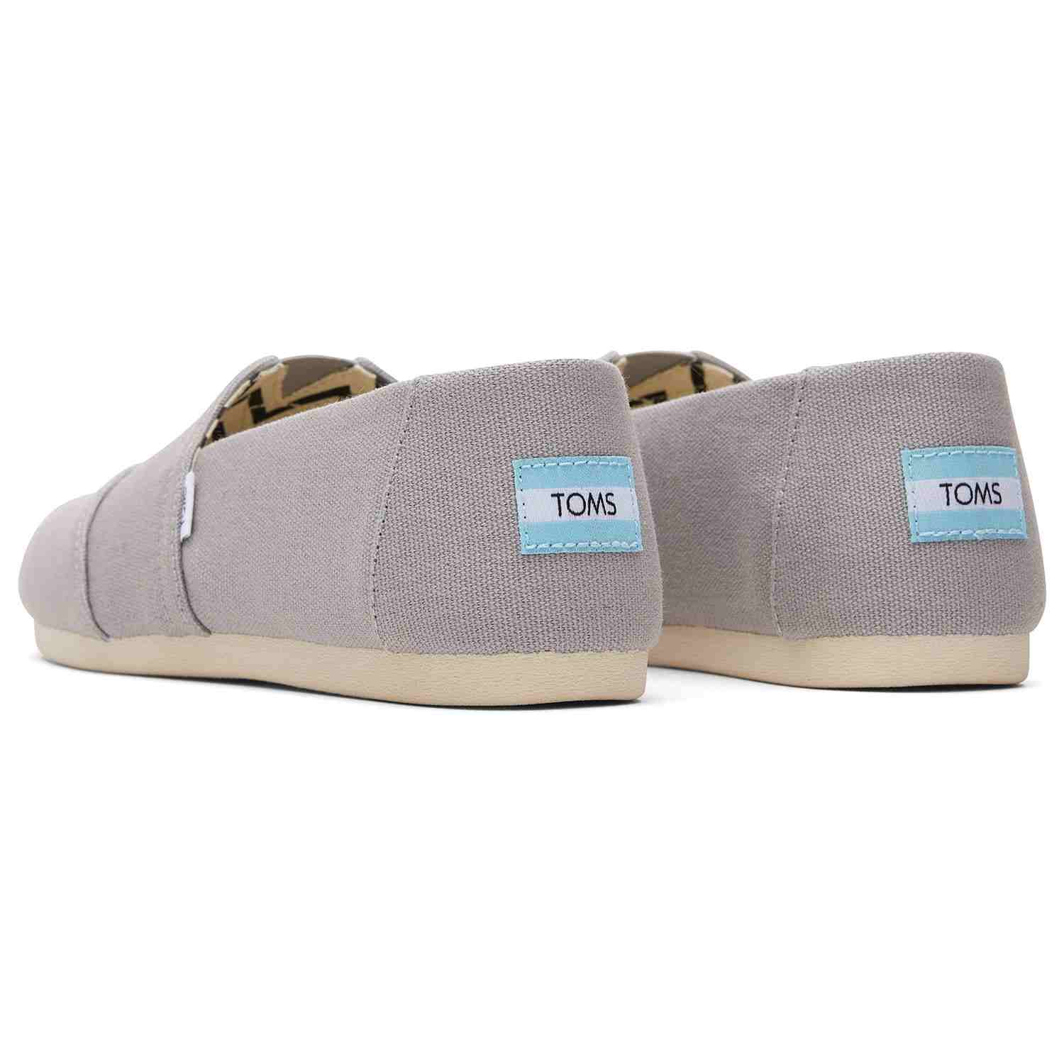 Women's Recycled Cotton Dark Grey Slip Ons Women