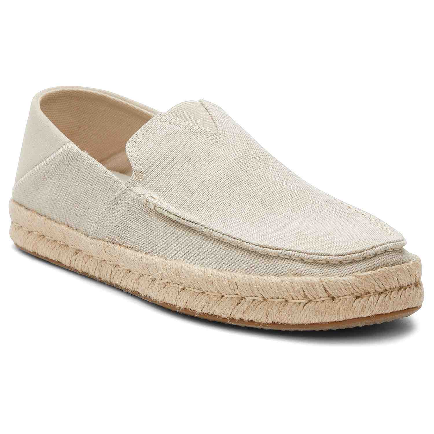 Men's Alonso Loafers Cream Suede Espadrilles