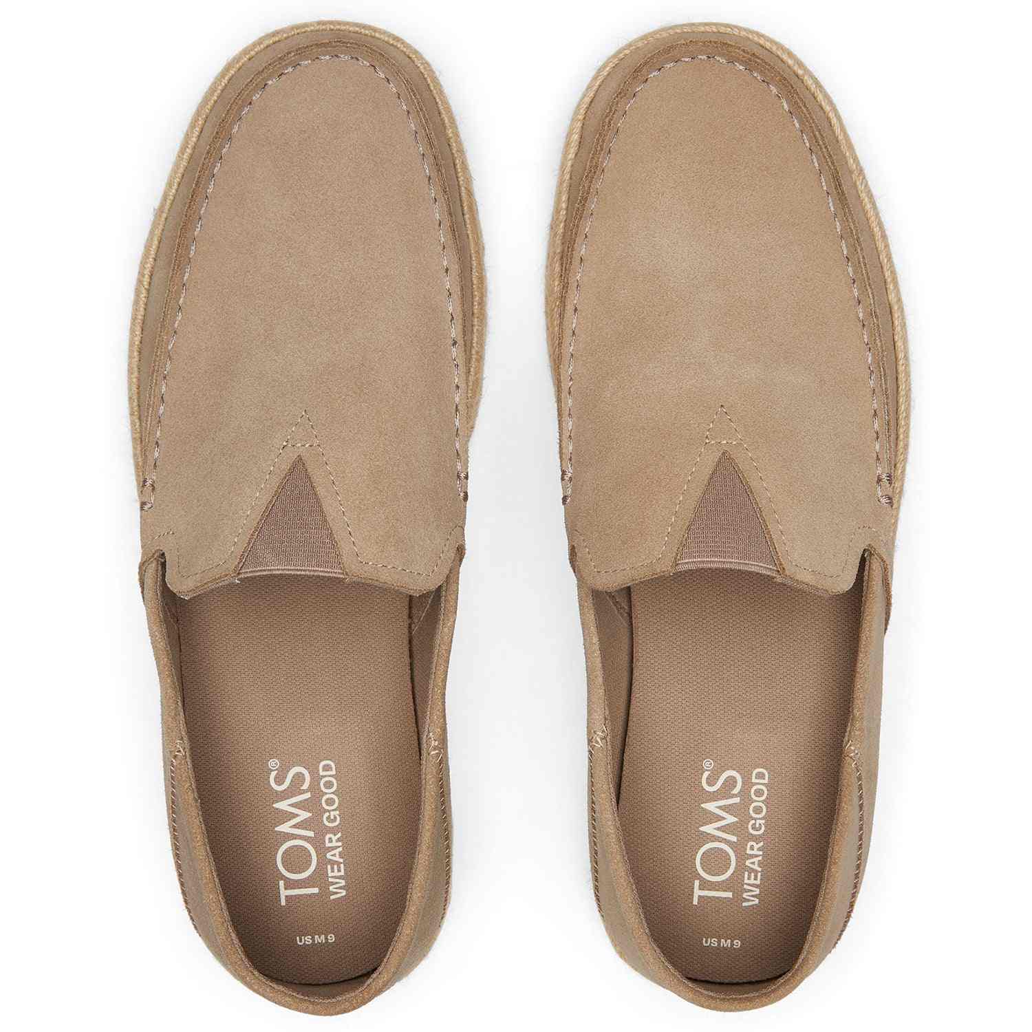 Men's Alonso Loafers Taupe Suede Espadrilles Men