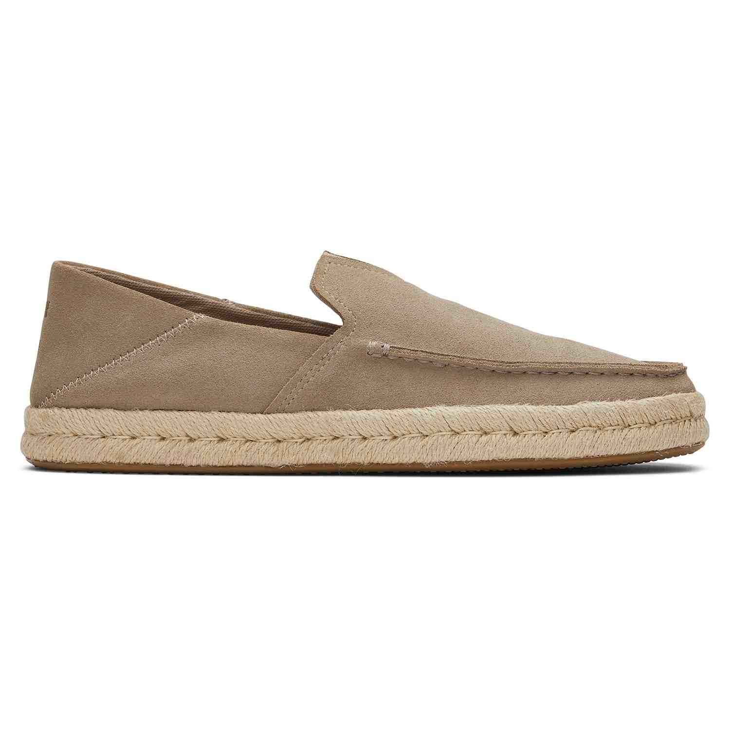 Men's Alonso Loafers Taupe Suede Espadrilles Men