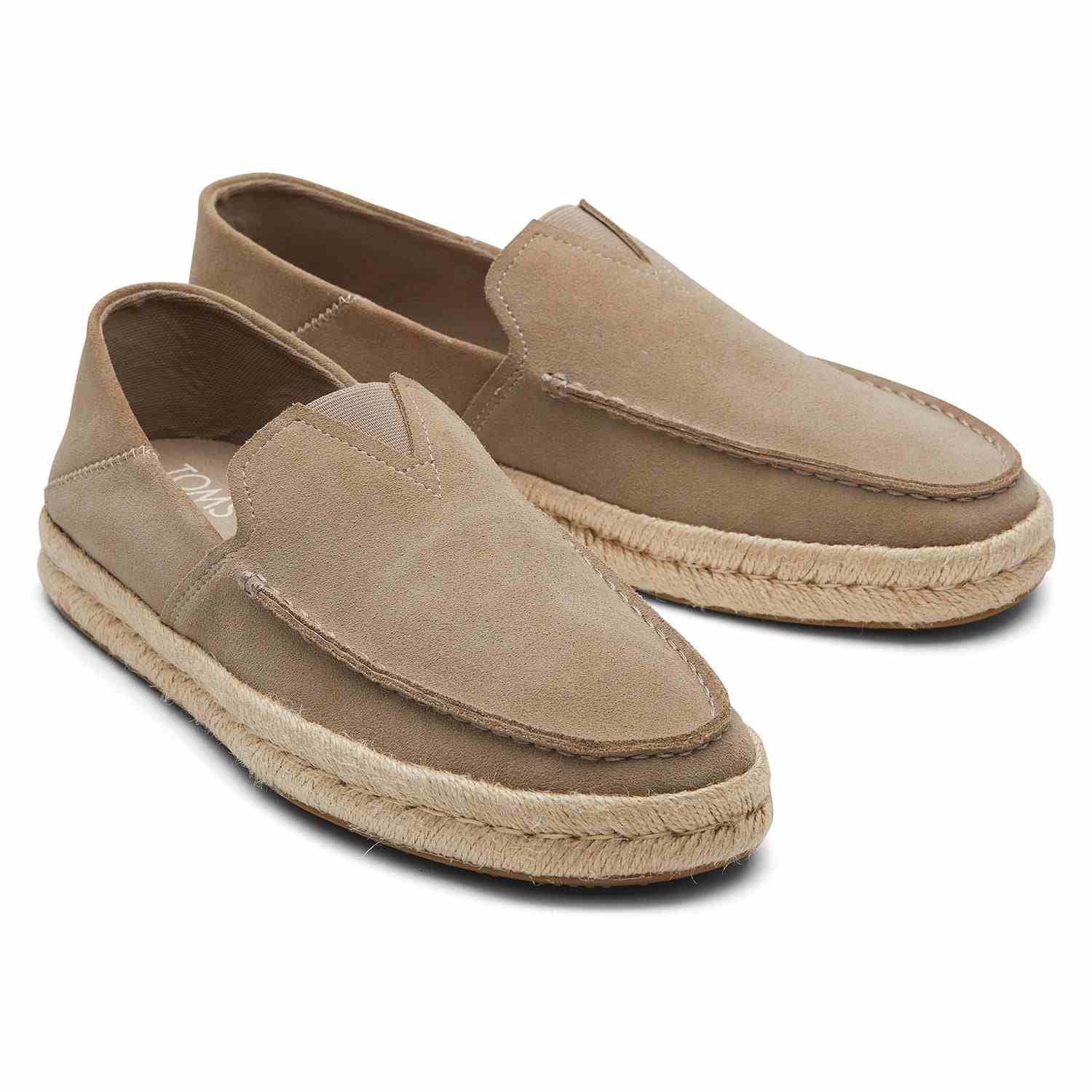 Men's Alonso Loafers Taupe Suede Espadrilles Men