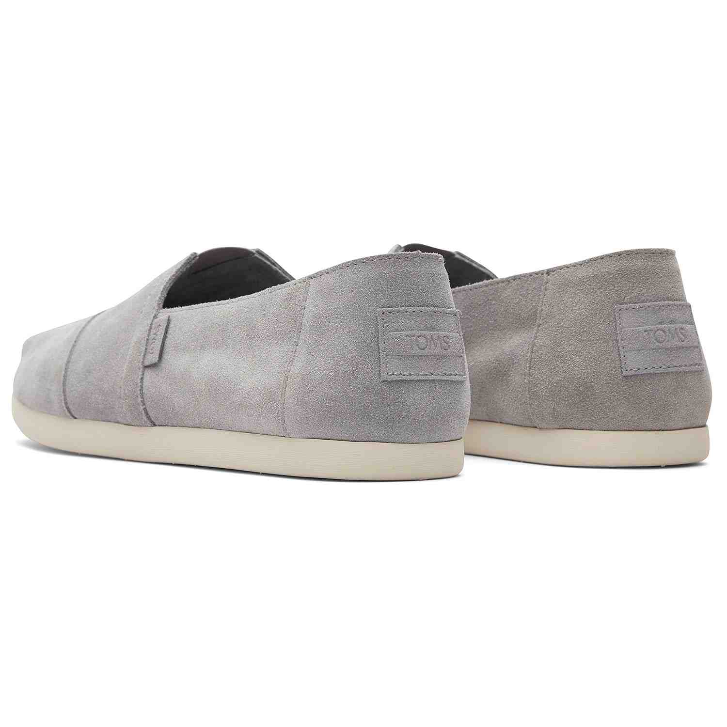 Men's Grey Suede Lightweight Slip Ons