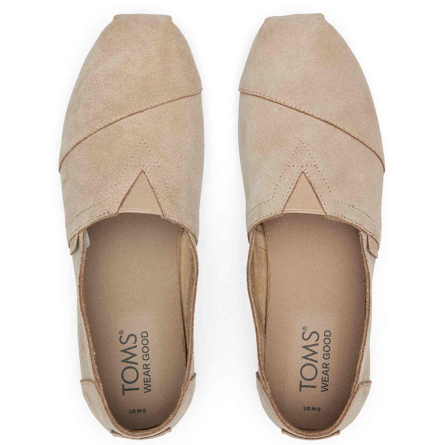 Men's Taupe Suede Lightweight Slip Ons