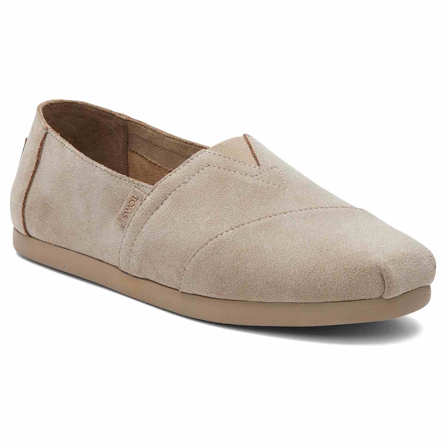 Men's Taupe Suede Lightweight Slip Ons